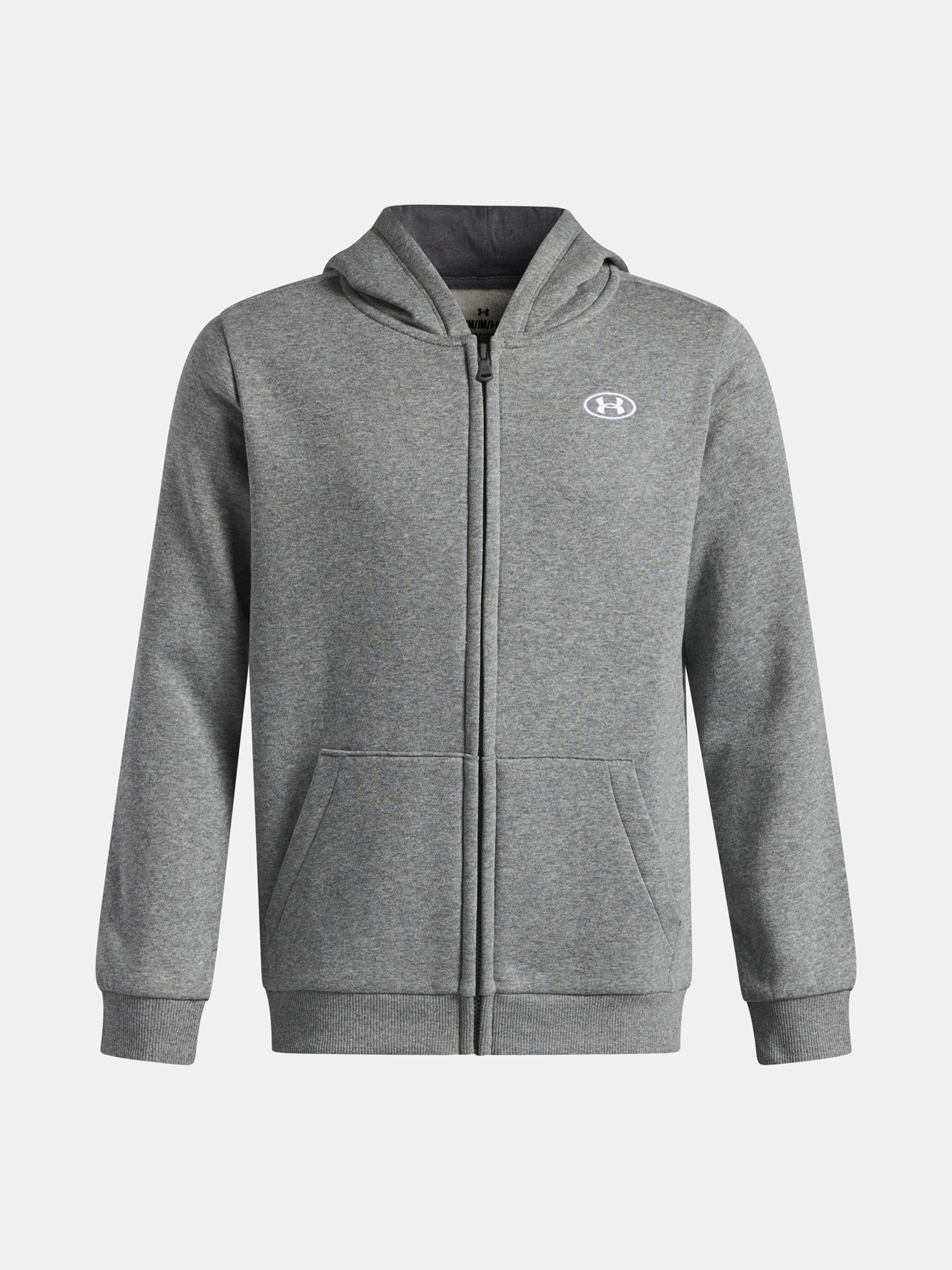 Zēnu ikdienas džemperis Under Armour UA B RIVAL FLEECE FZ HOODIE - 001
