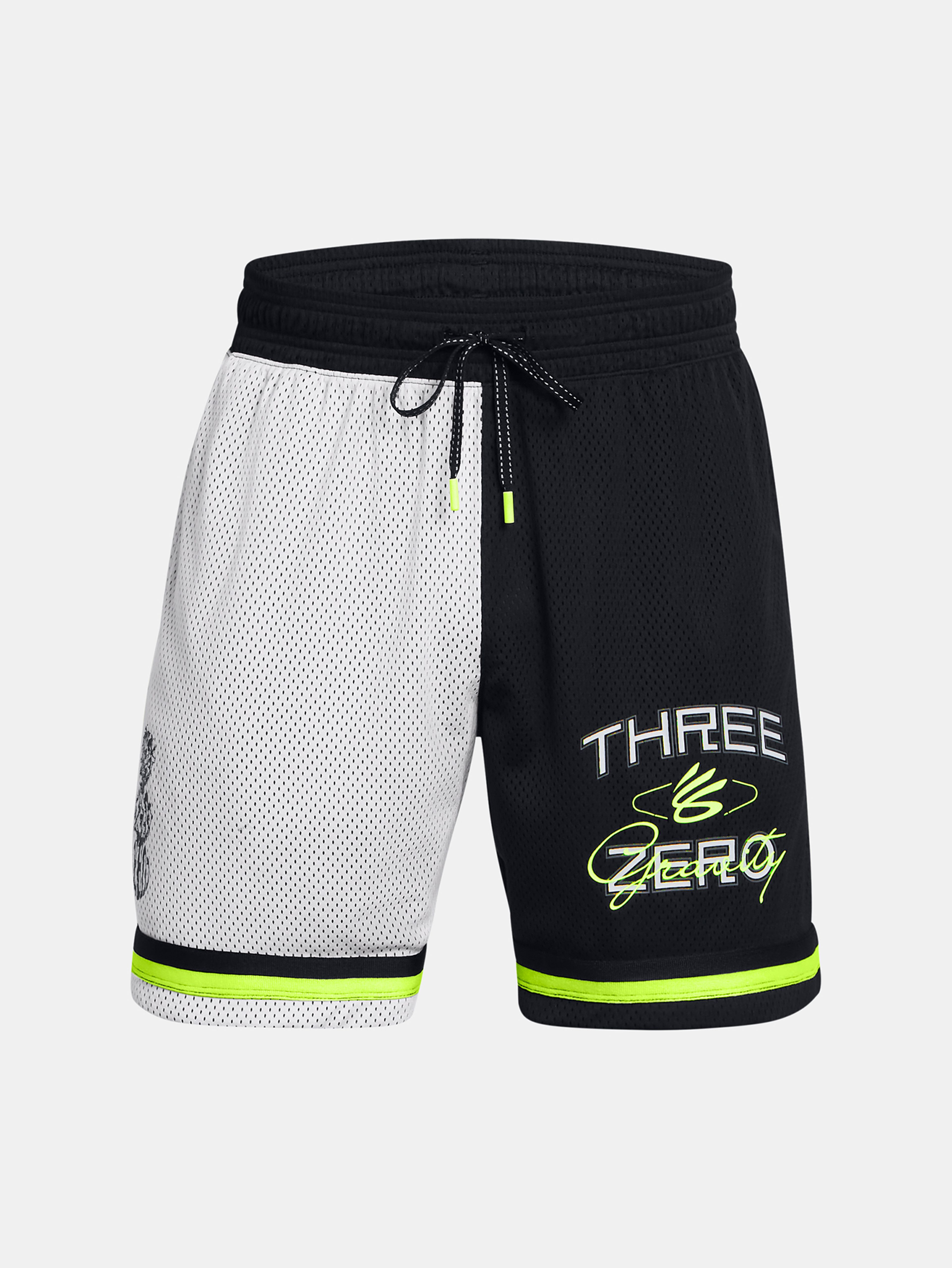 Férfi rövidnadrágok Under Armour Curry Statement Short 3-BLK