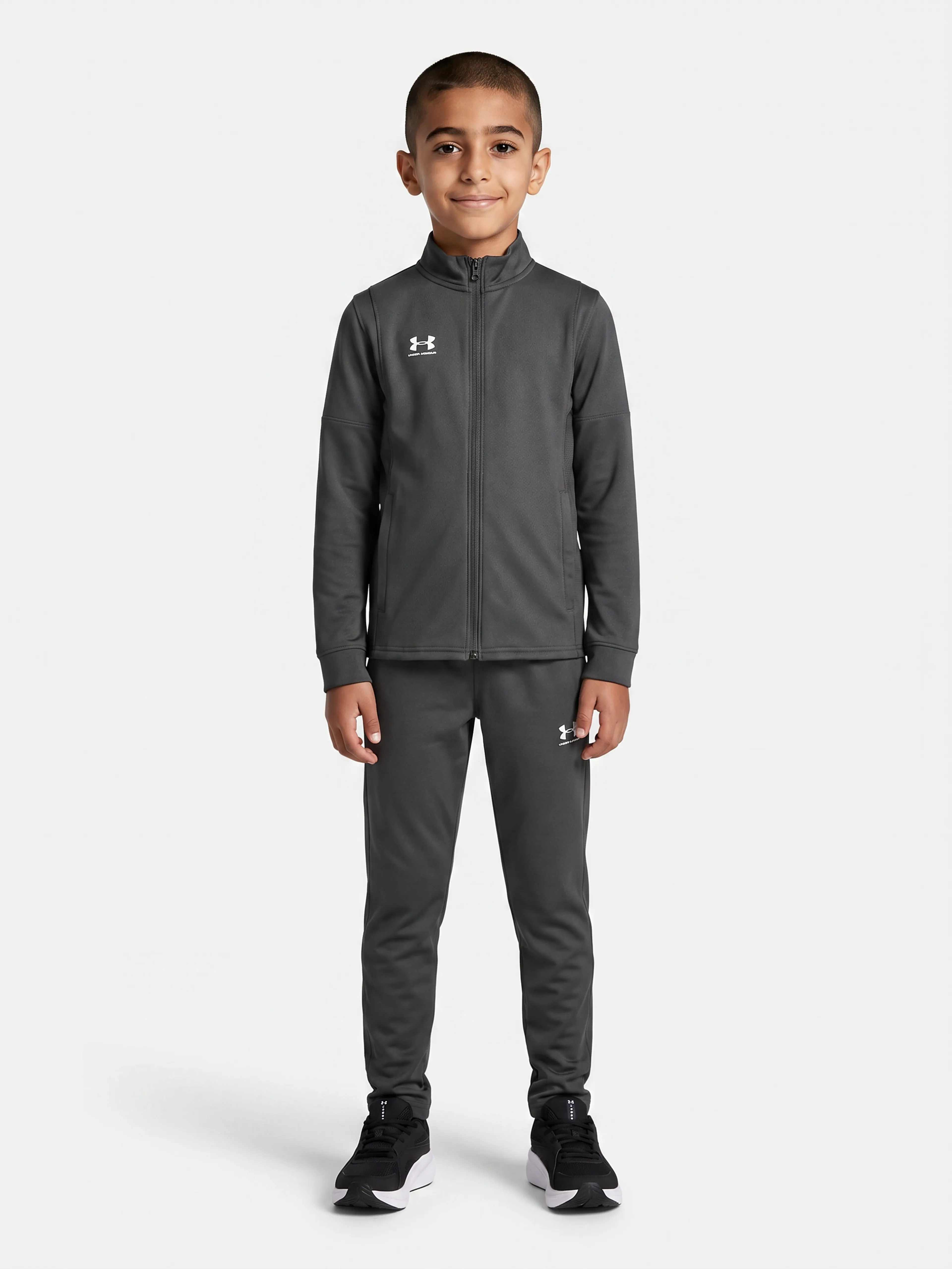 Deška trenirka Under Armour UA B's Challenger Tracksuit-GRY - 001
