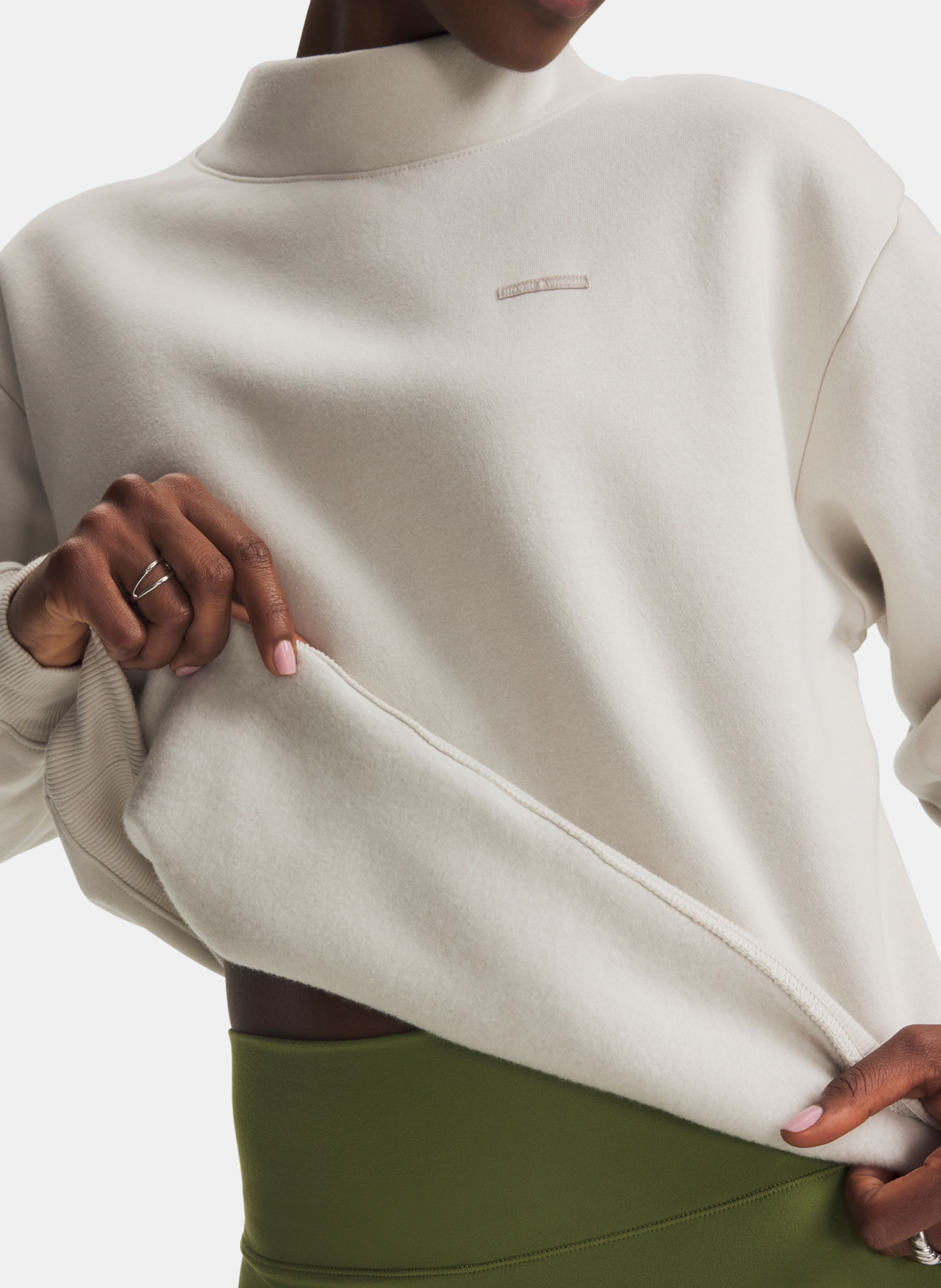 Női felső Under Armour Icon Sama Flc Mock - 003