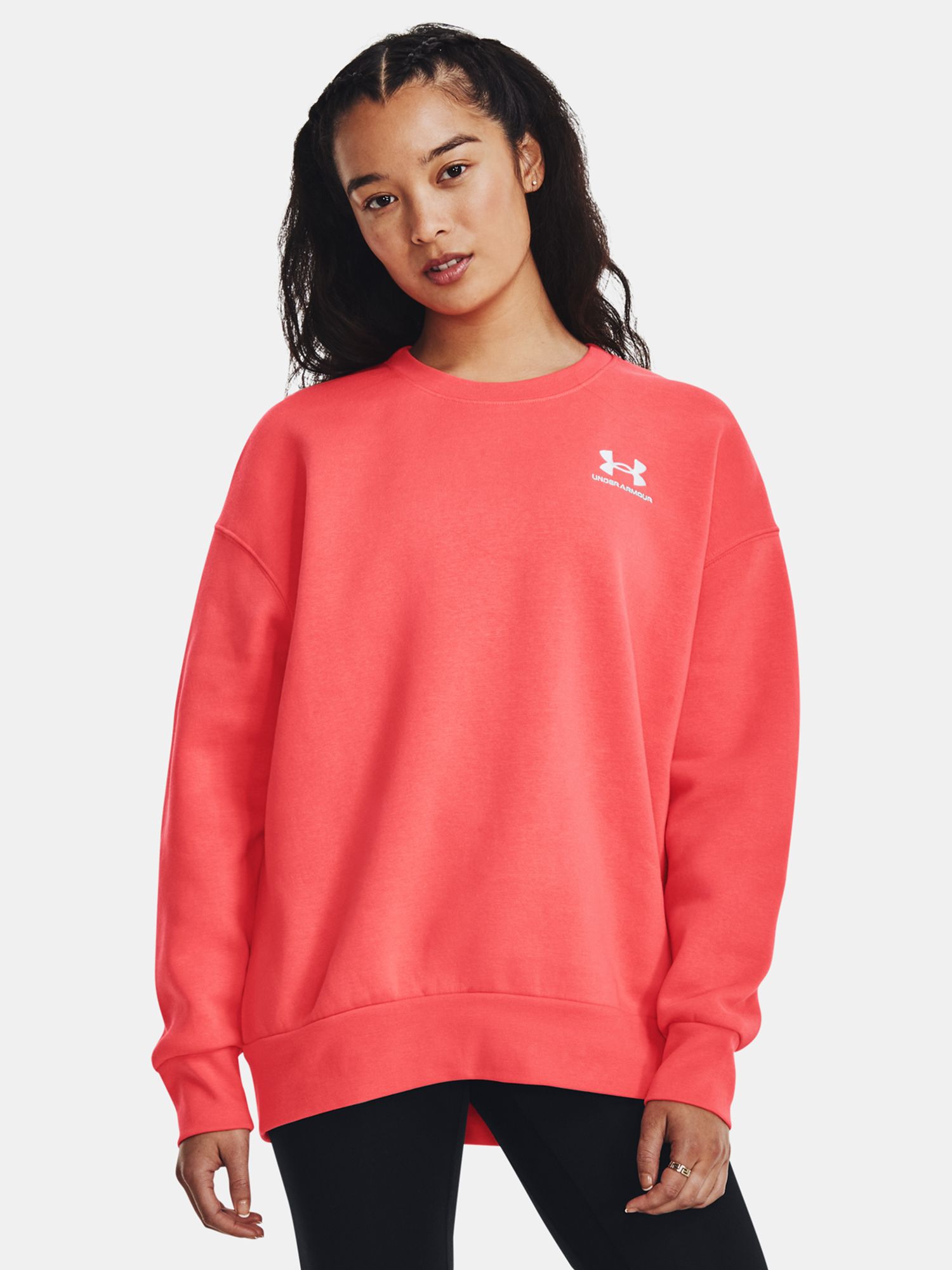 Dámska mikina Under Armour Essential Flc OS Crew | underarmour.sk