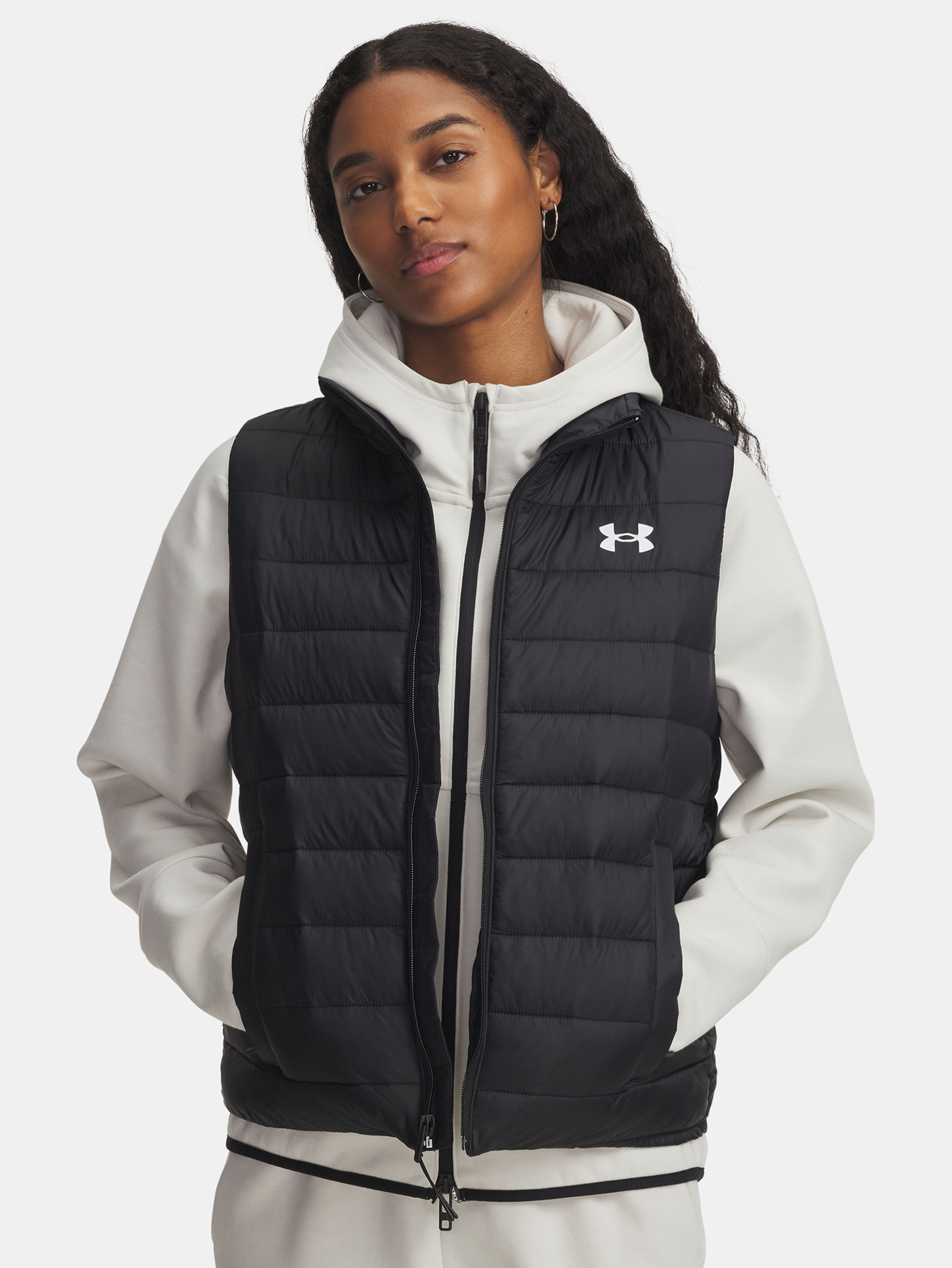 Női mellény Under Armour UA Sportswear Ins Vest-BLK