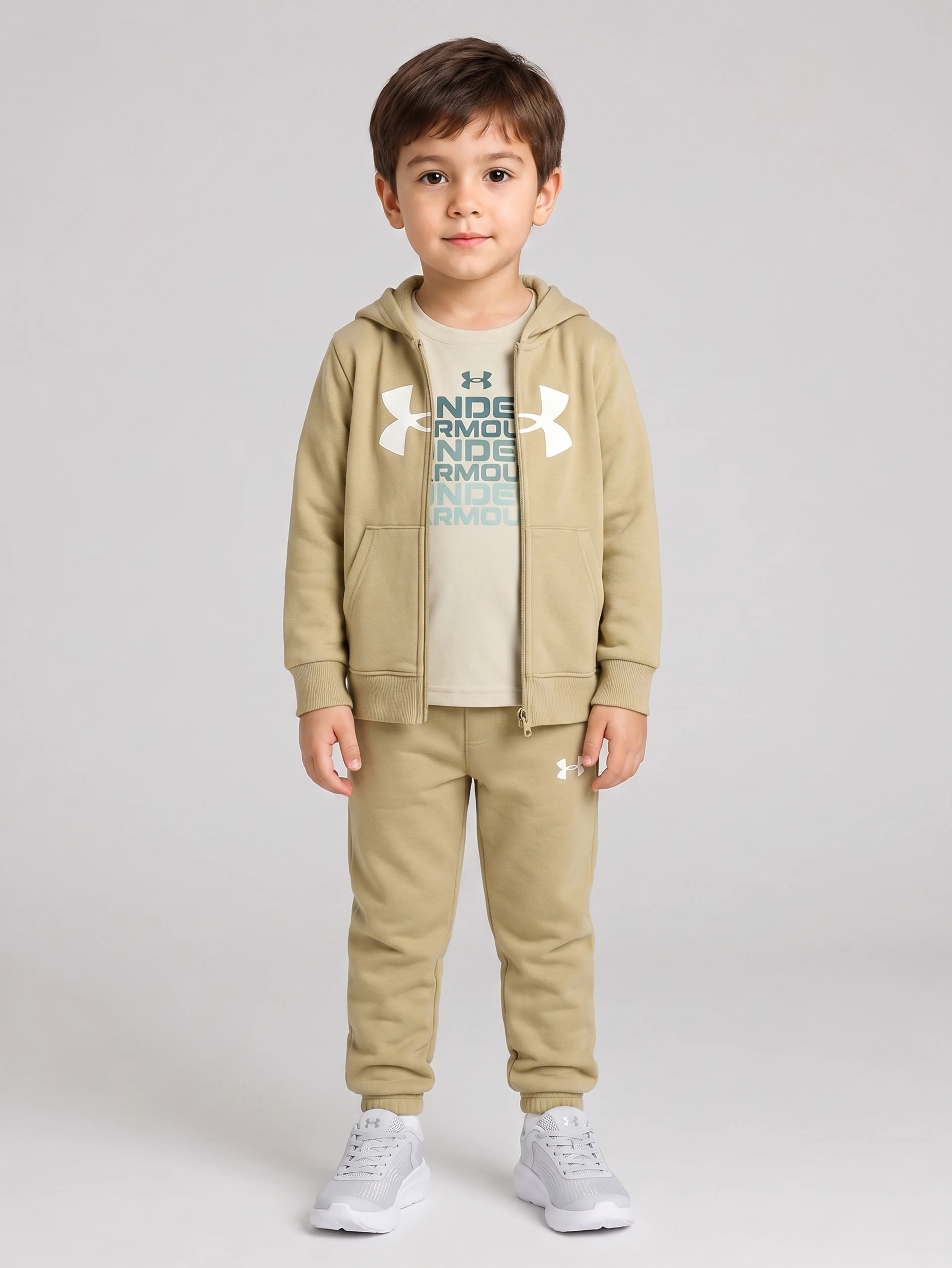 Zēnu komplekts Under Armour UA RIVAL 3PC HOODIE SET - 001