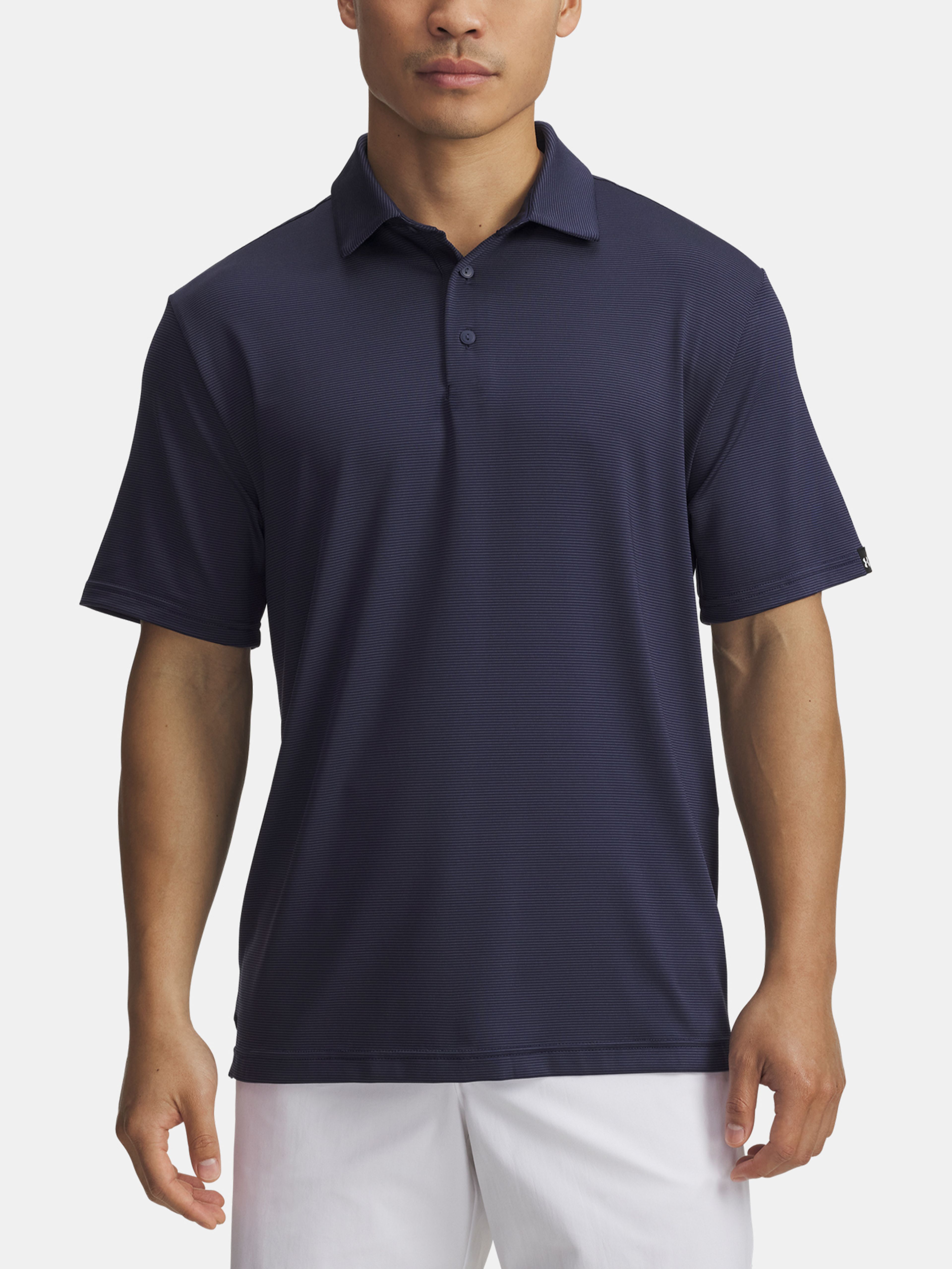 Pánske tričko Under Armour UA Plyoff 3.0 Stripe Polo LB-BLU