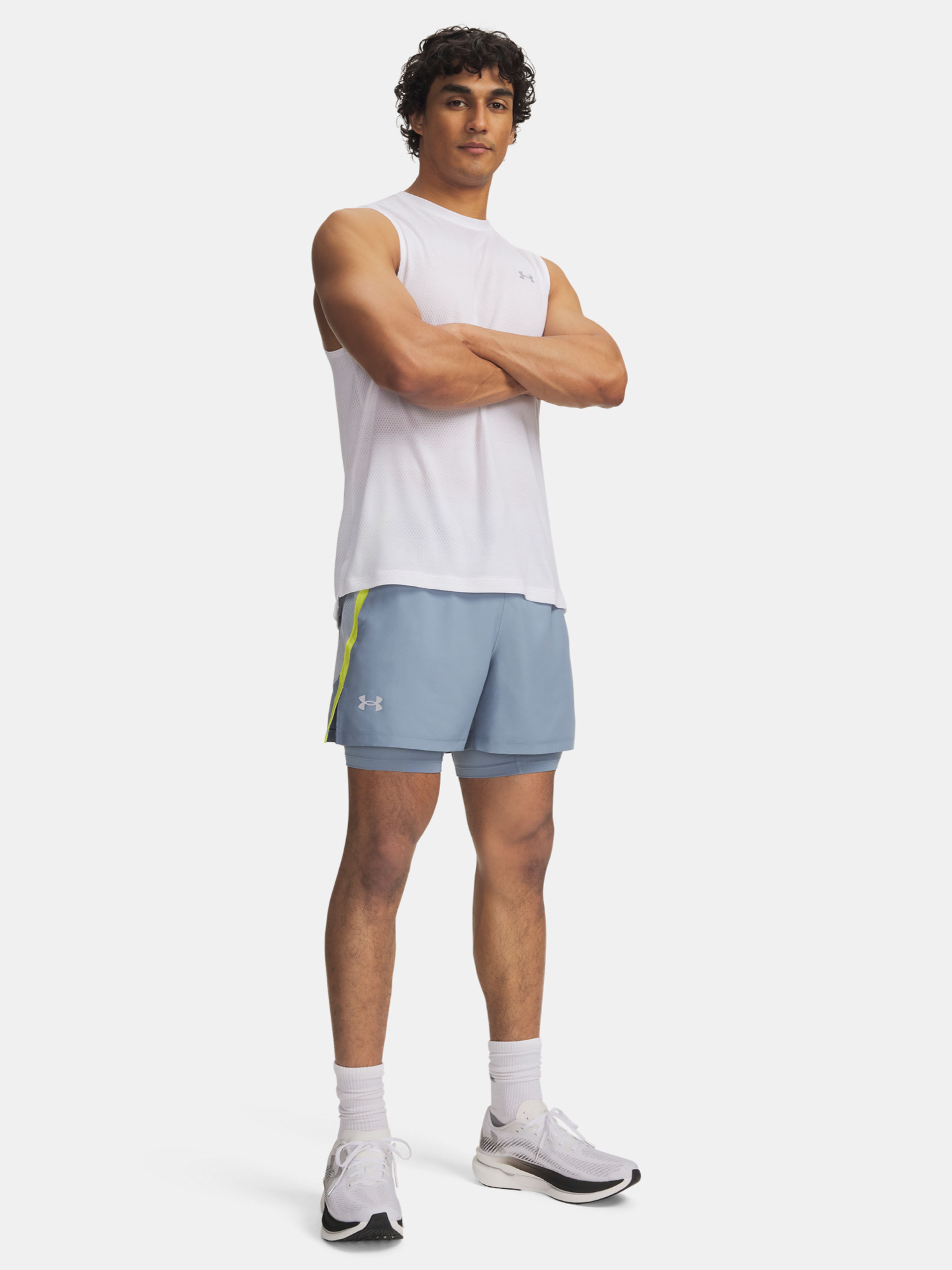 Vyriški šortai Under Armour UA LAUNCH 5'' 2-IN-1 SHORTS - 004