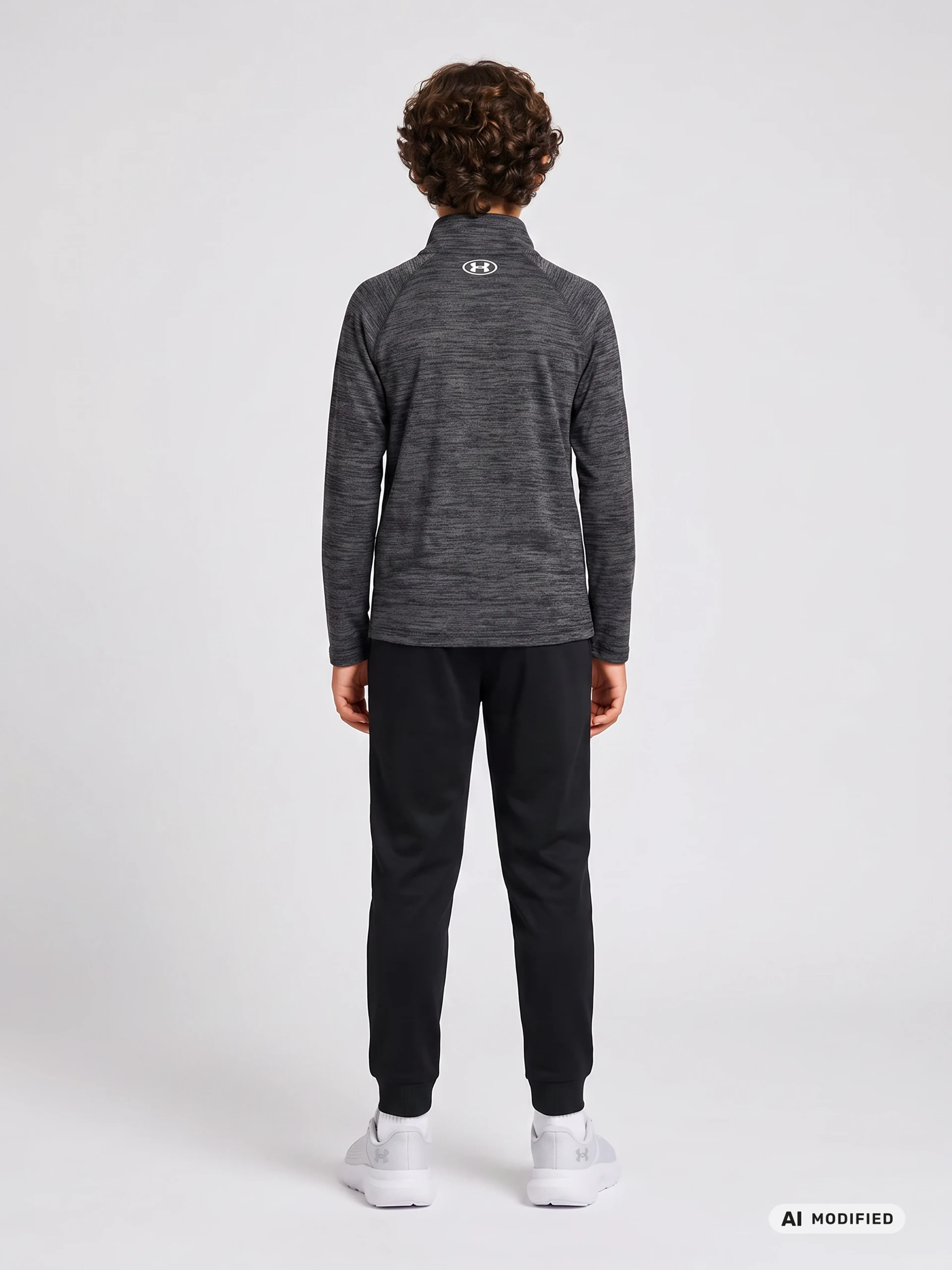 Fantovski set Under Armour UA TWIST 1/4 ZIP TECH SET-GRY - 004