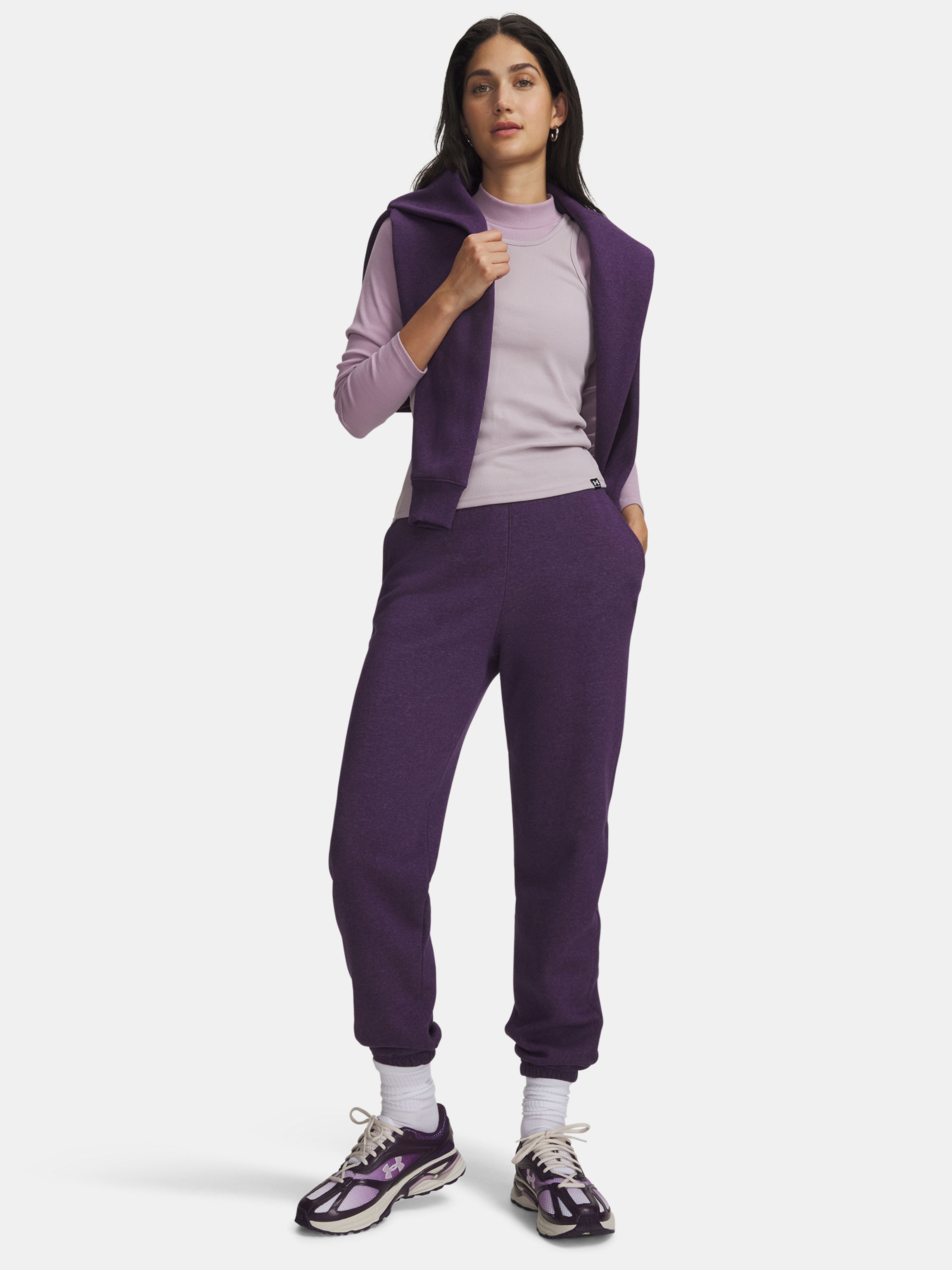 Sieviešu sporta bikses Under Armour Rival Flc Gym Pant - 003