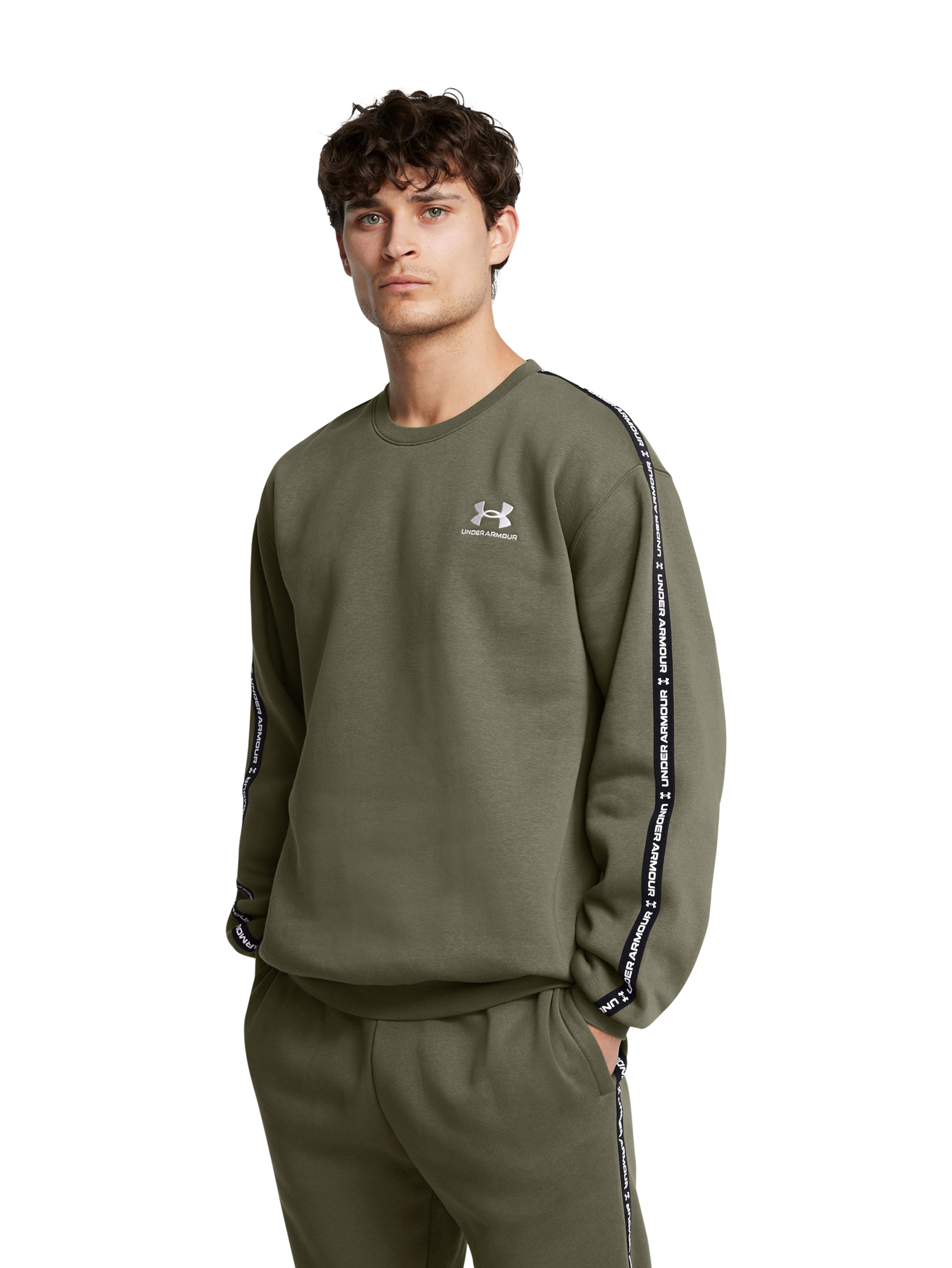 Férfi felső Under Armour UA Icon Fleece Crew Taping