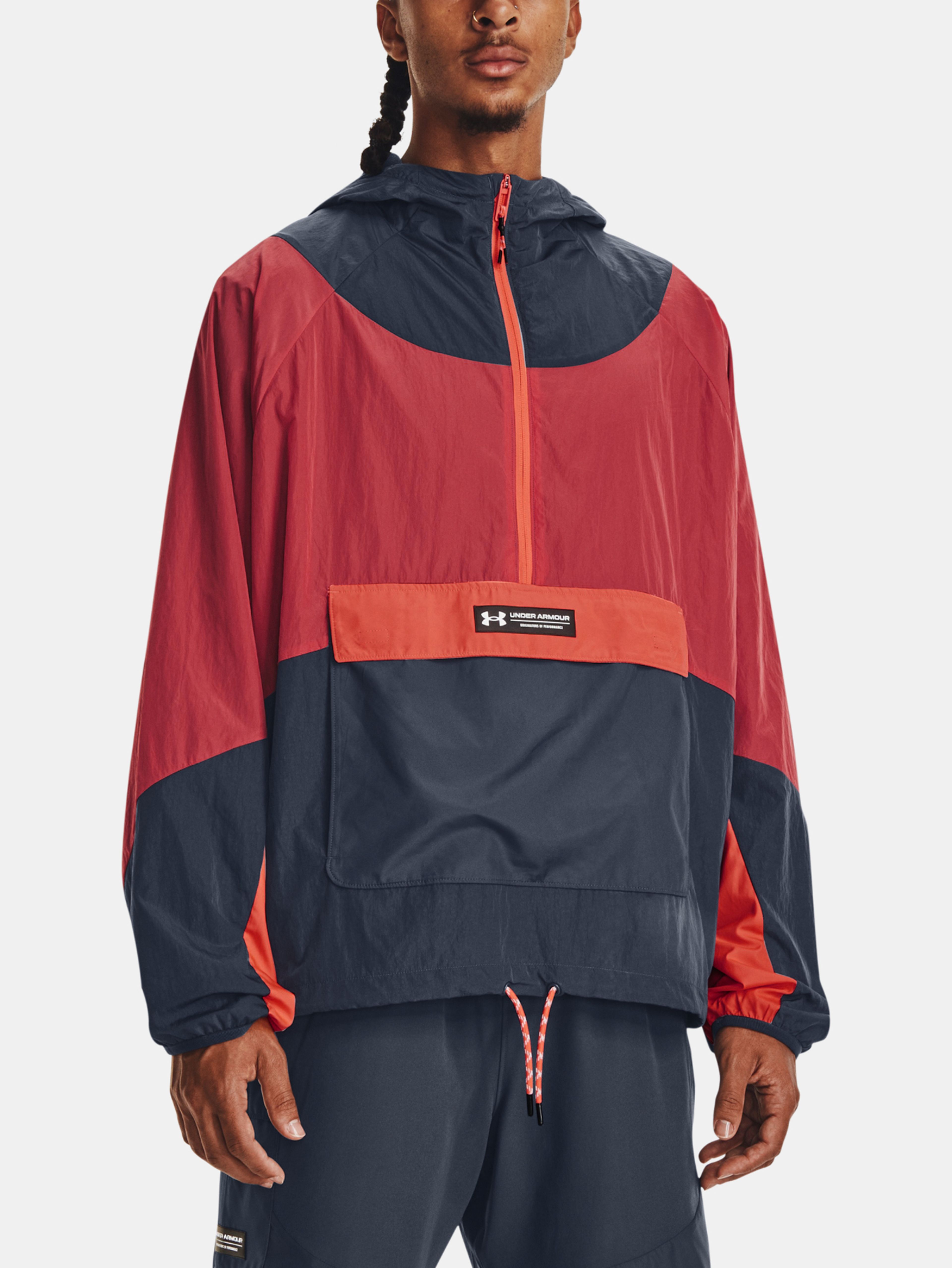 Pánská bunda Under Armour UA Rush Woven 1/2 Zip Anorak