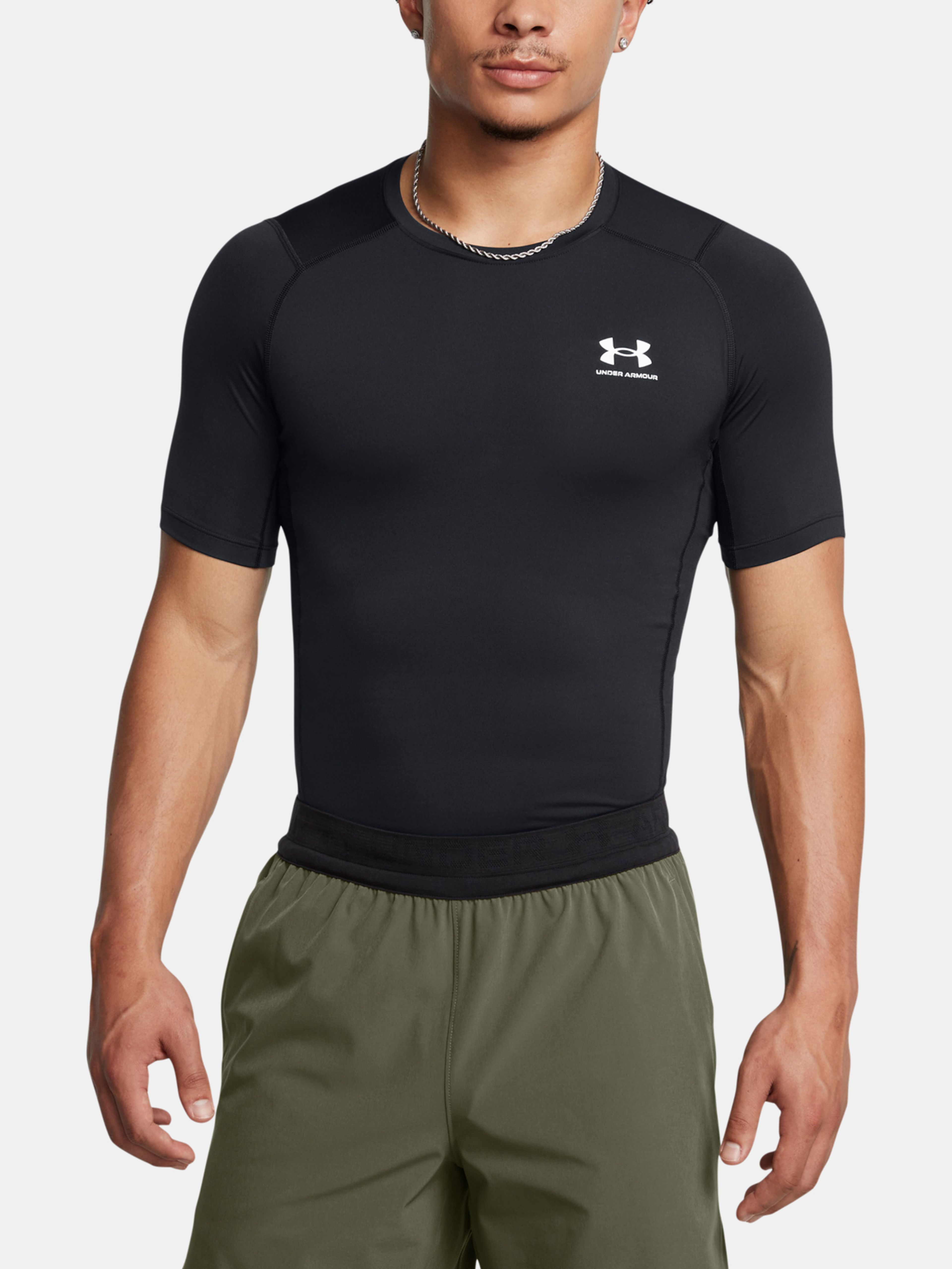 Férfi póló Under Armour UA M HG ARMOUR COMP SS