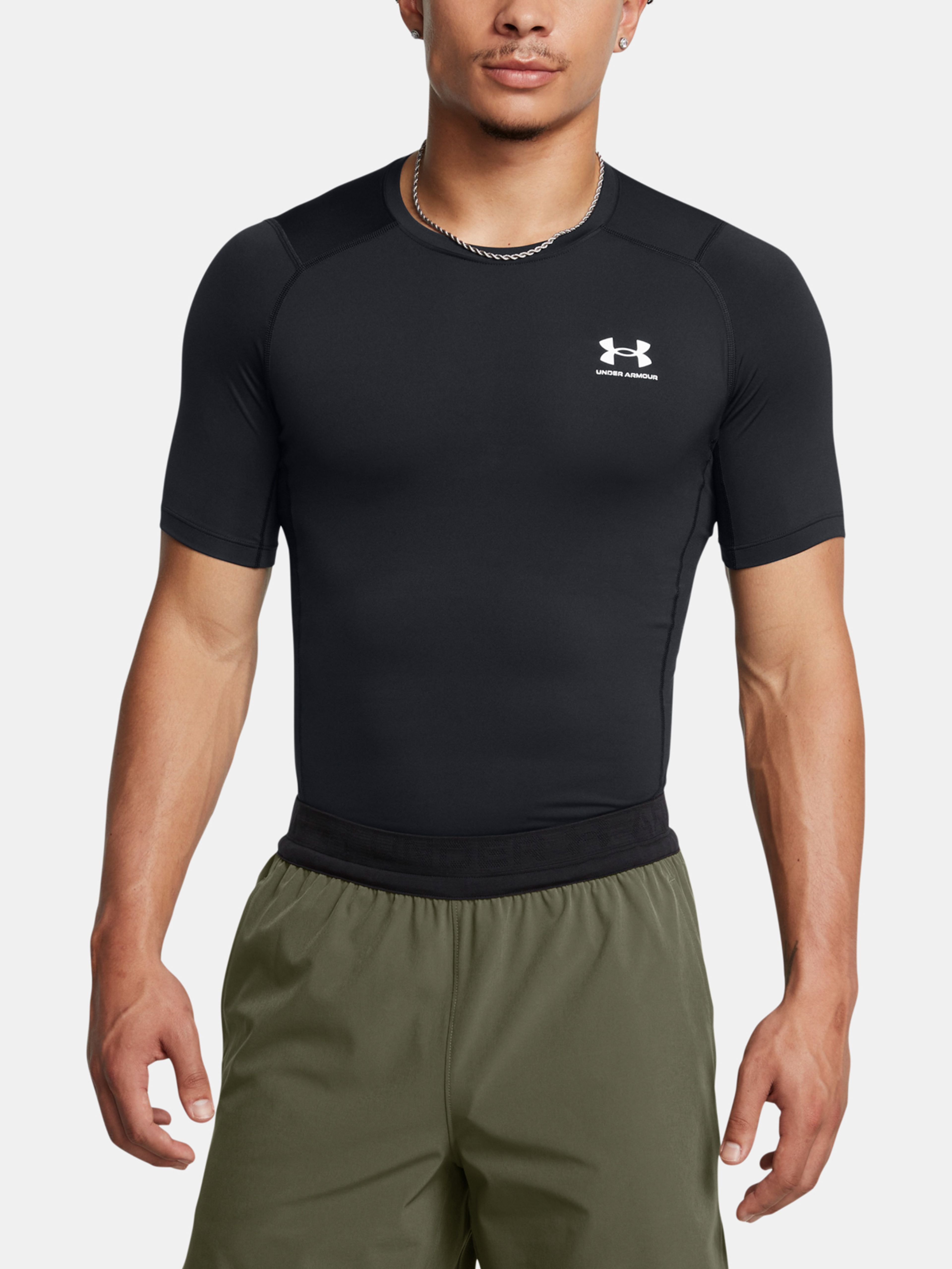 Pánske tričko Under Armour UA M HG ARMOUR COMP SS