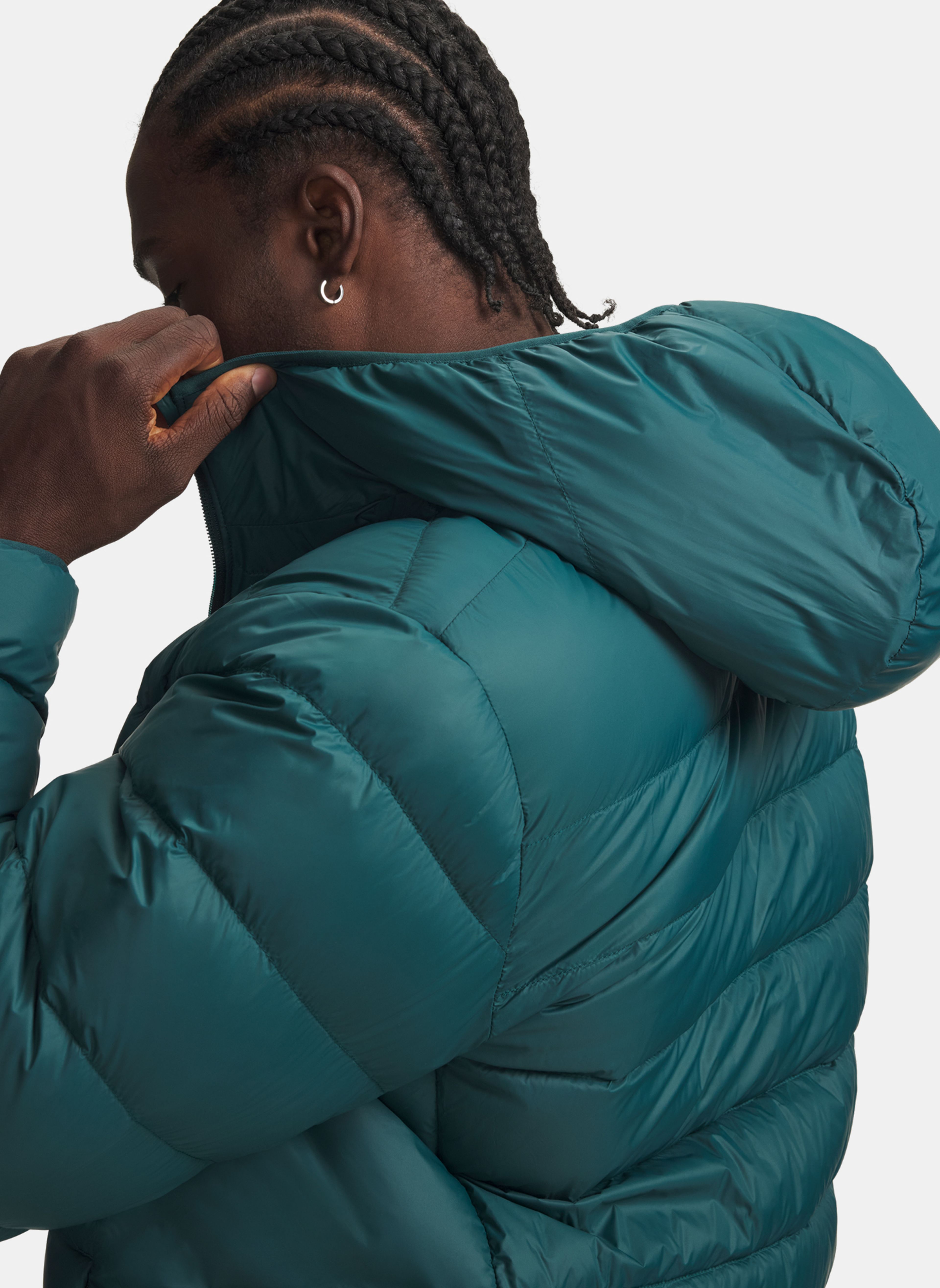 Férfi dzseki Under Armour LEGEND DOWN HOODED JACKET - 003