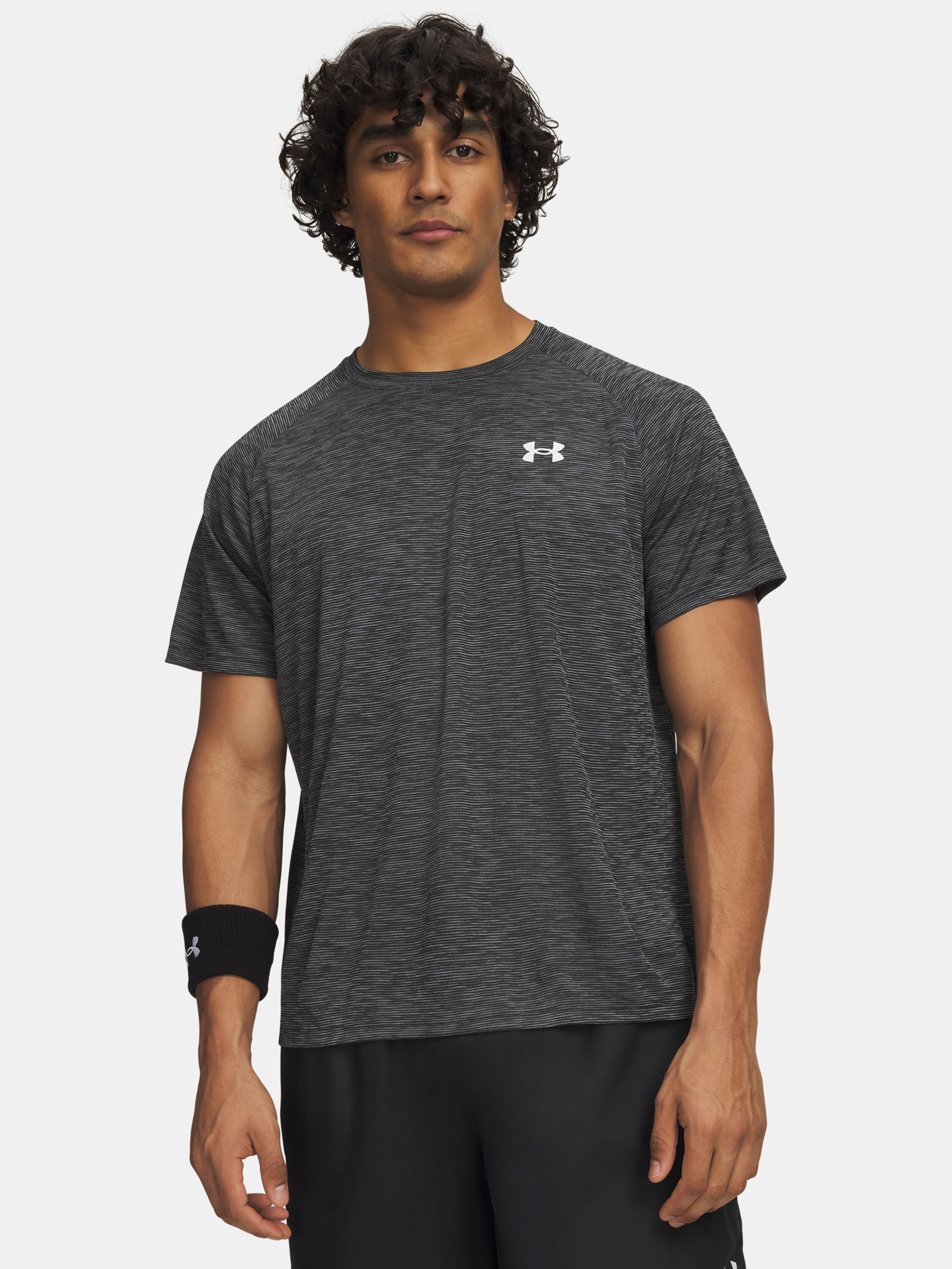 Pánské tričko Under Armour UA Tech Textured SS-BLK