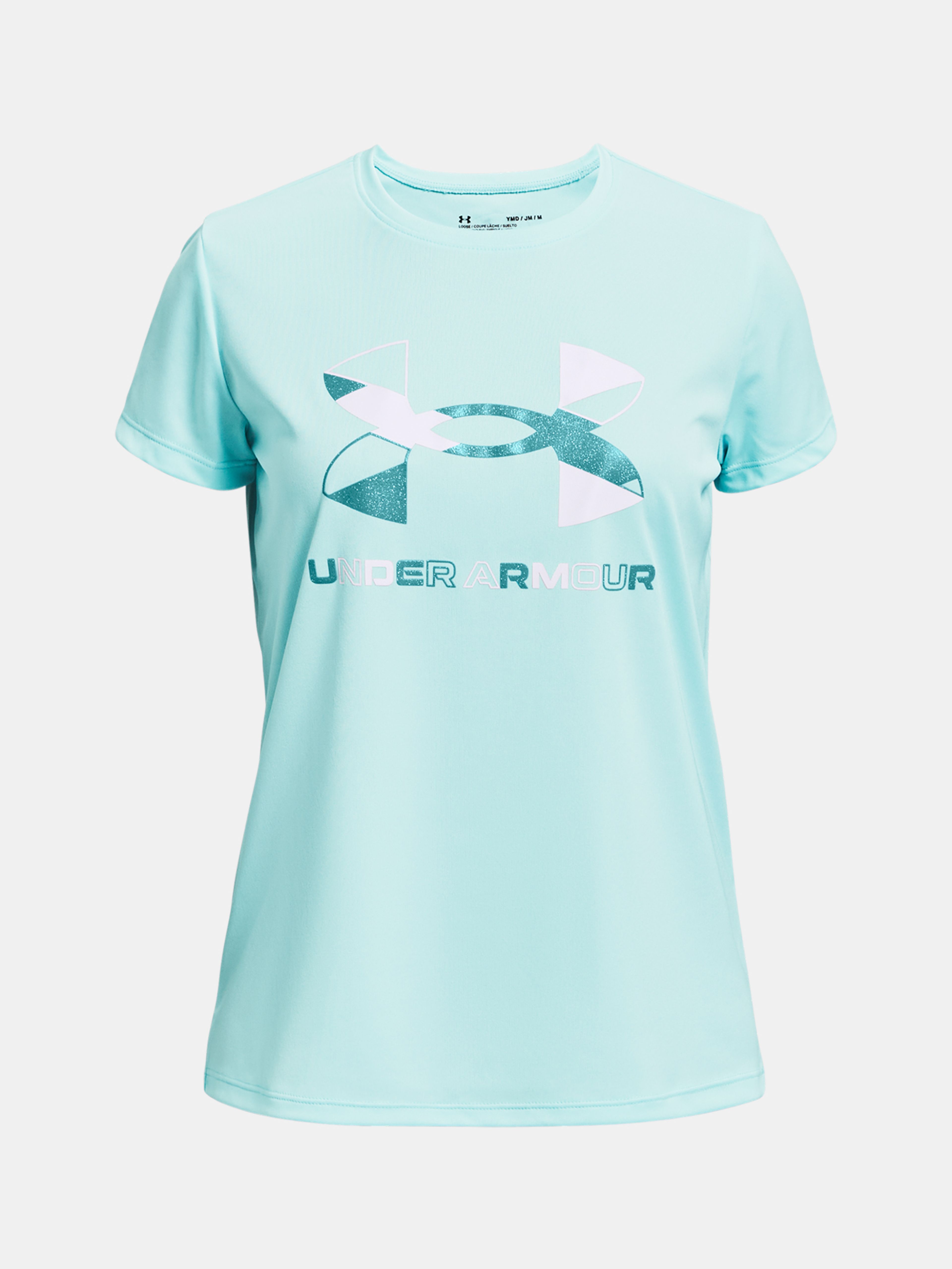 Dívčí tričko Under Armour Tech Graphic Big Logo SS