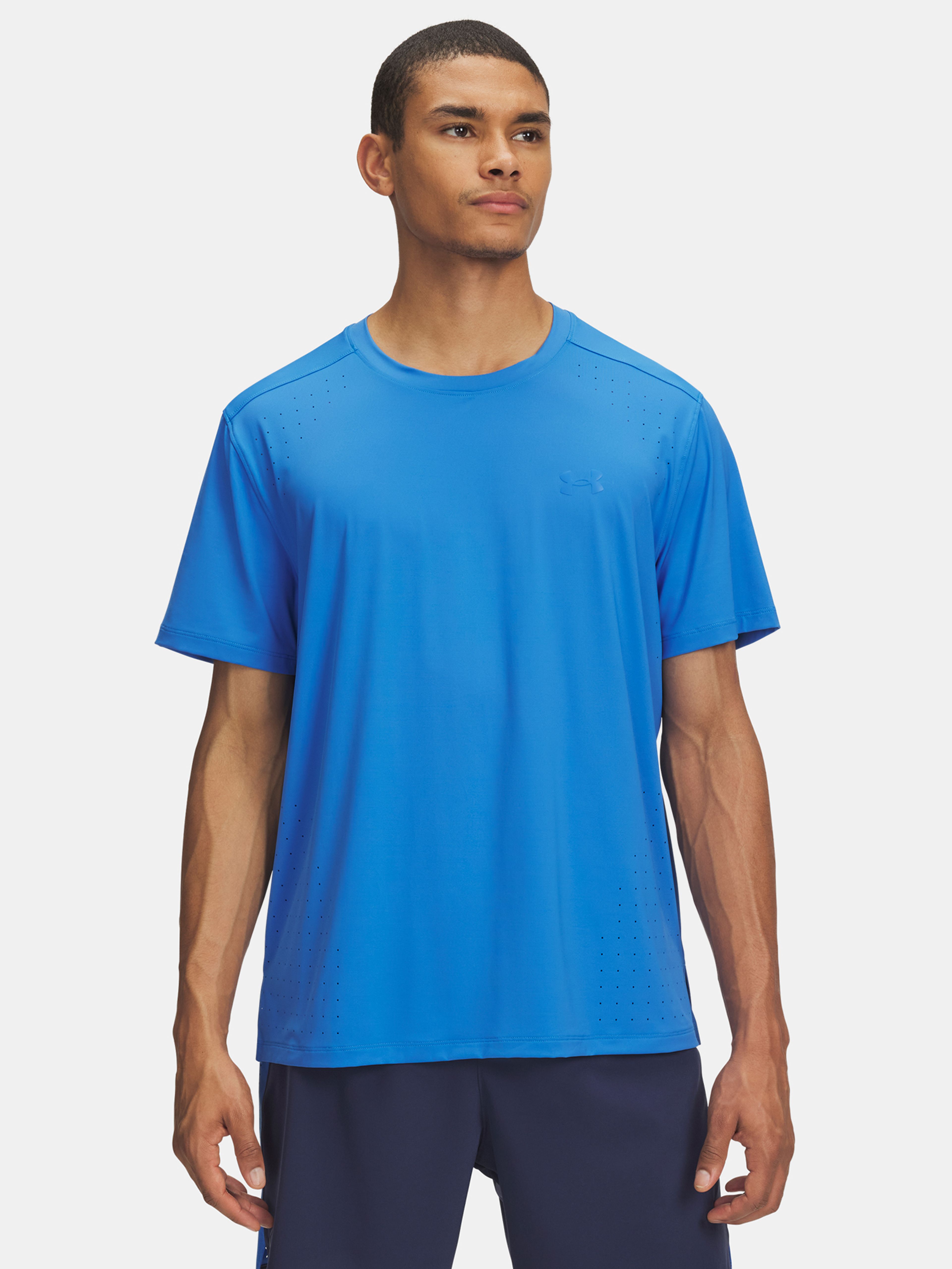 Pánske tričko Under Armour UA LAUNCH ELITE SHORTSLEEVE-BLU