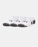 Unisexi sokid Under Armour New UA Perf Tech 3pk NS-Valge - 002