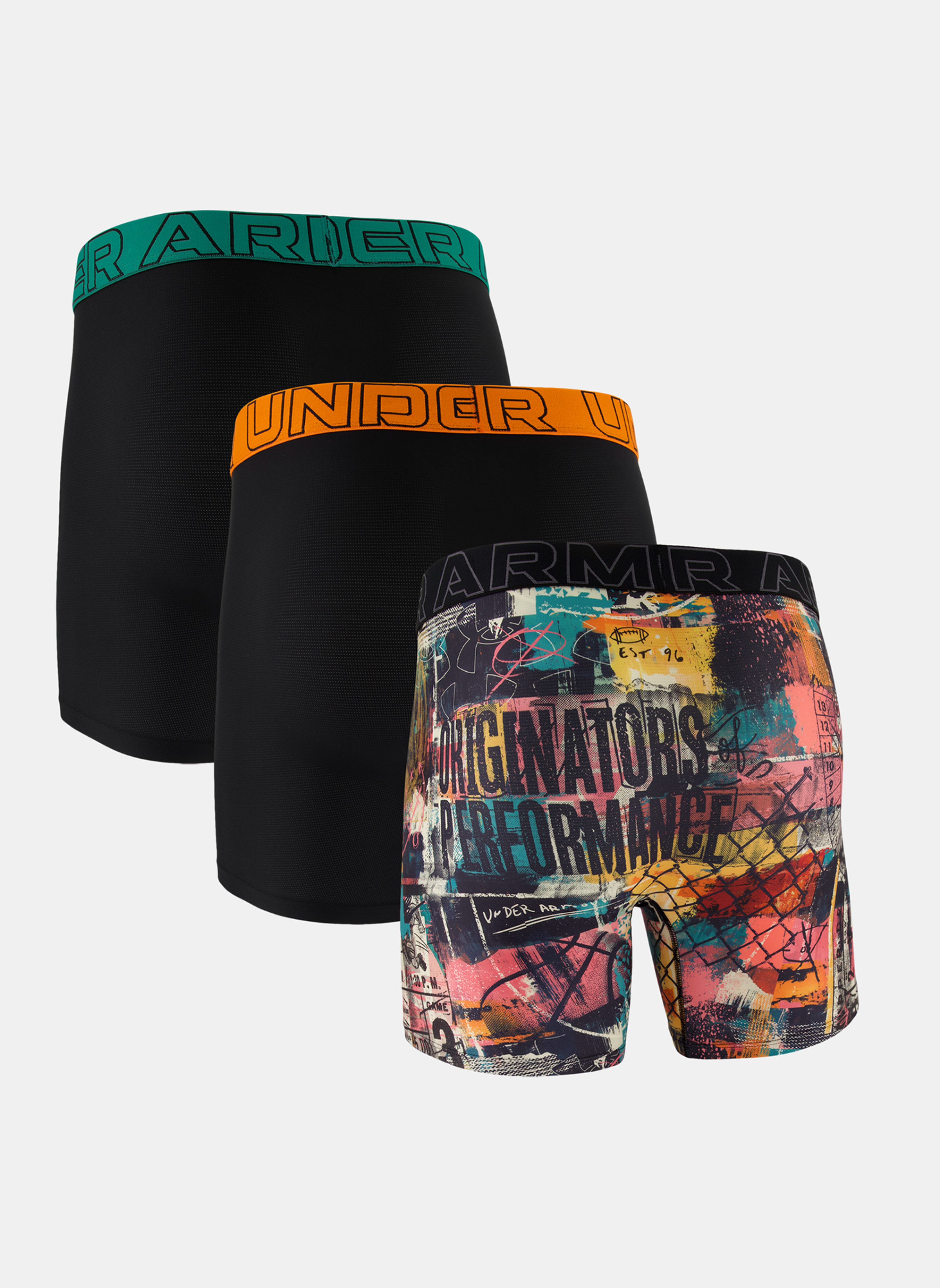 Meeste bokserid Under Armour UA Perf Tech Mesh - Graphic - 3pk - 002