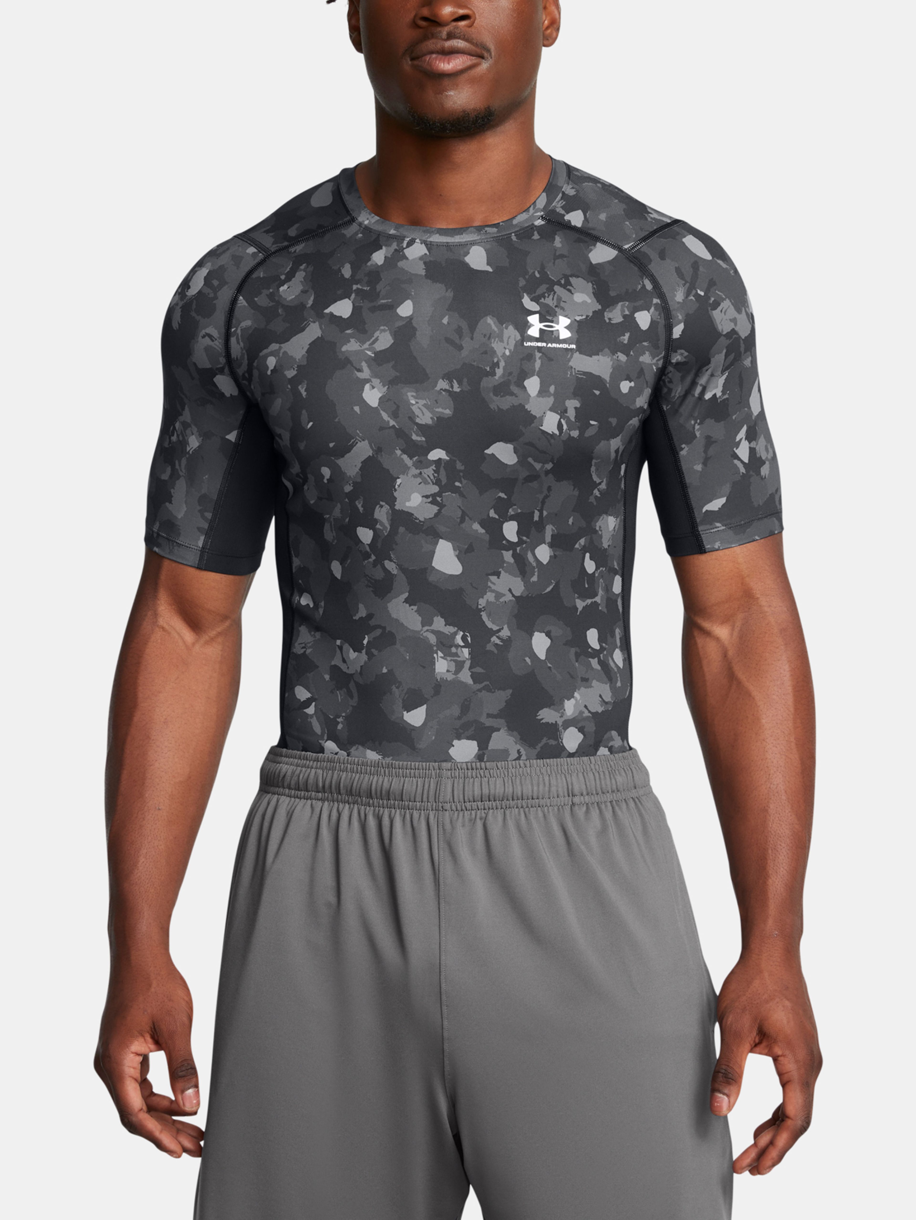 Férfi póló Under Armour UA HG Armour Prtd SS