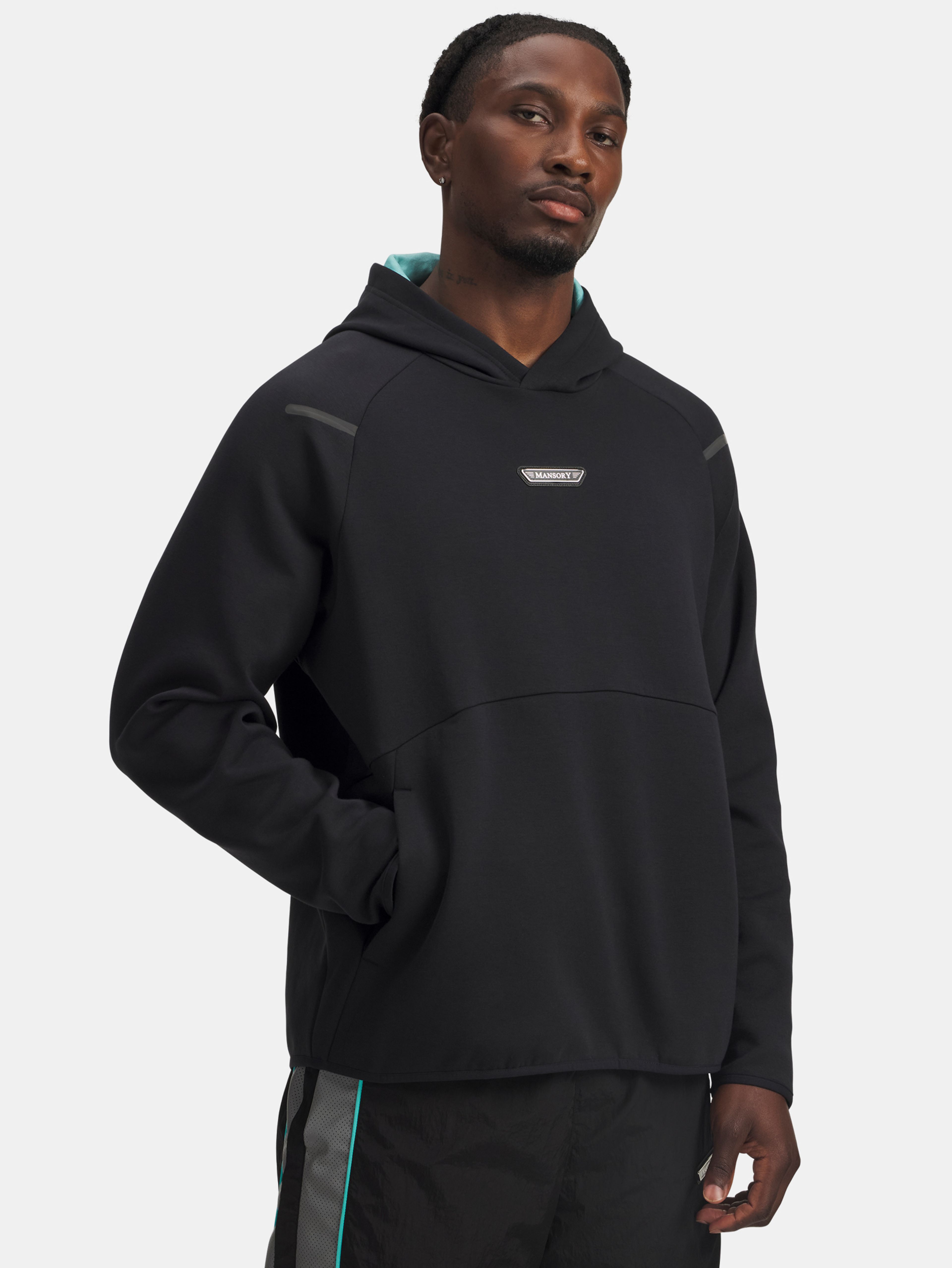 Vyriškas bliuzonas Under Armour UA x Mansory Unstbl Flc Hdy-BLK