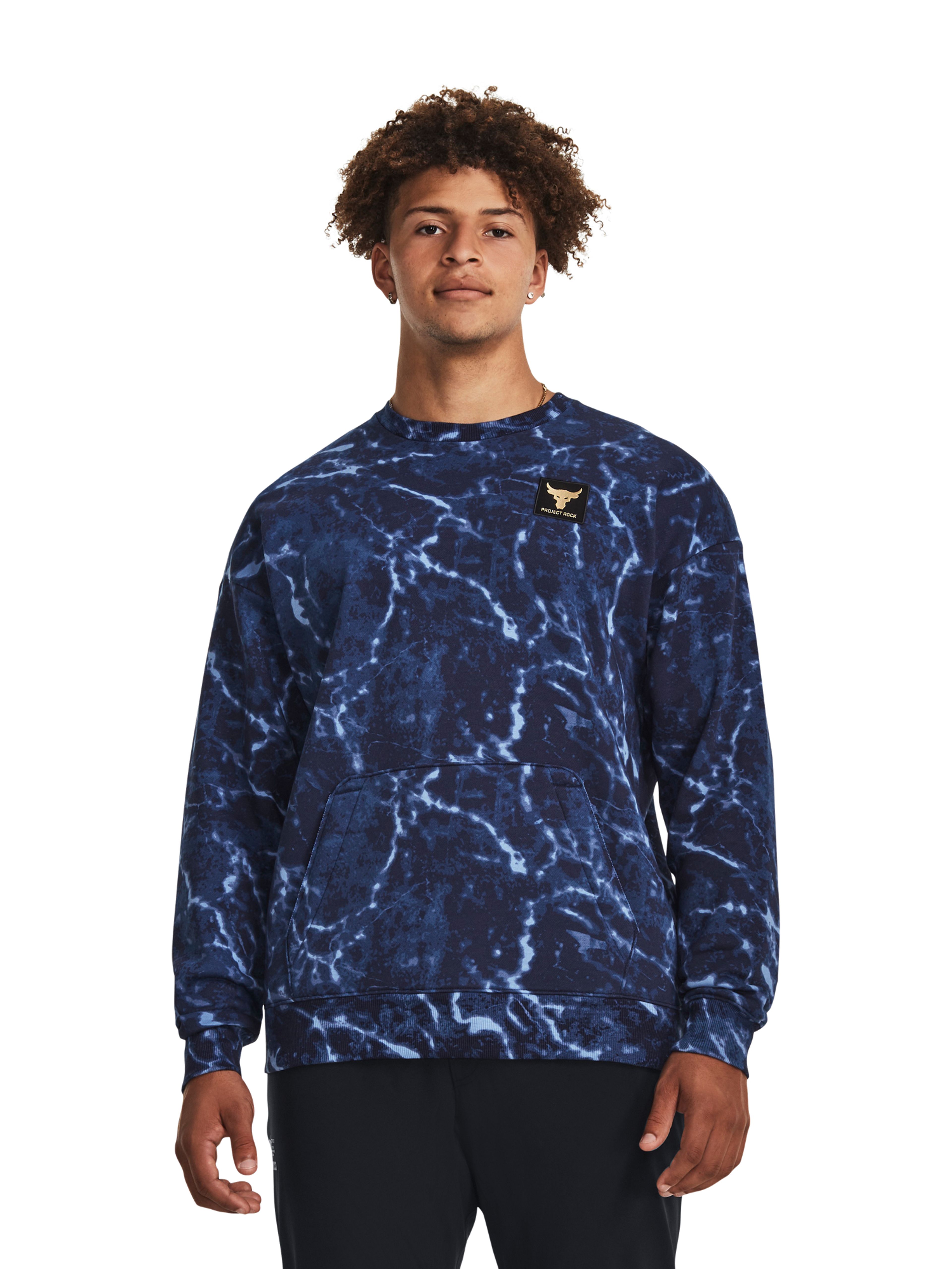Vīriešu ikdienas džemperis Under Armour Pjt Rock Rival Fleece Crew