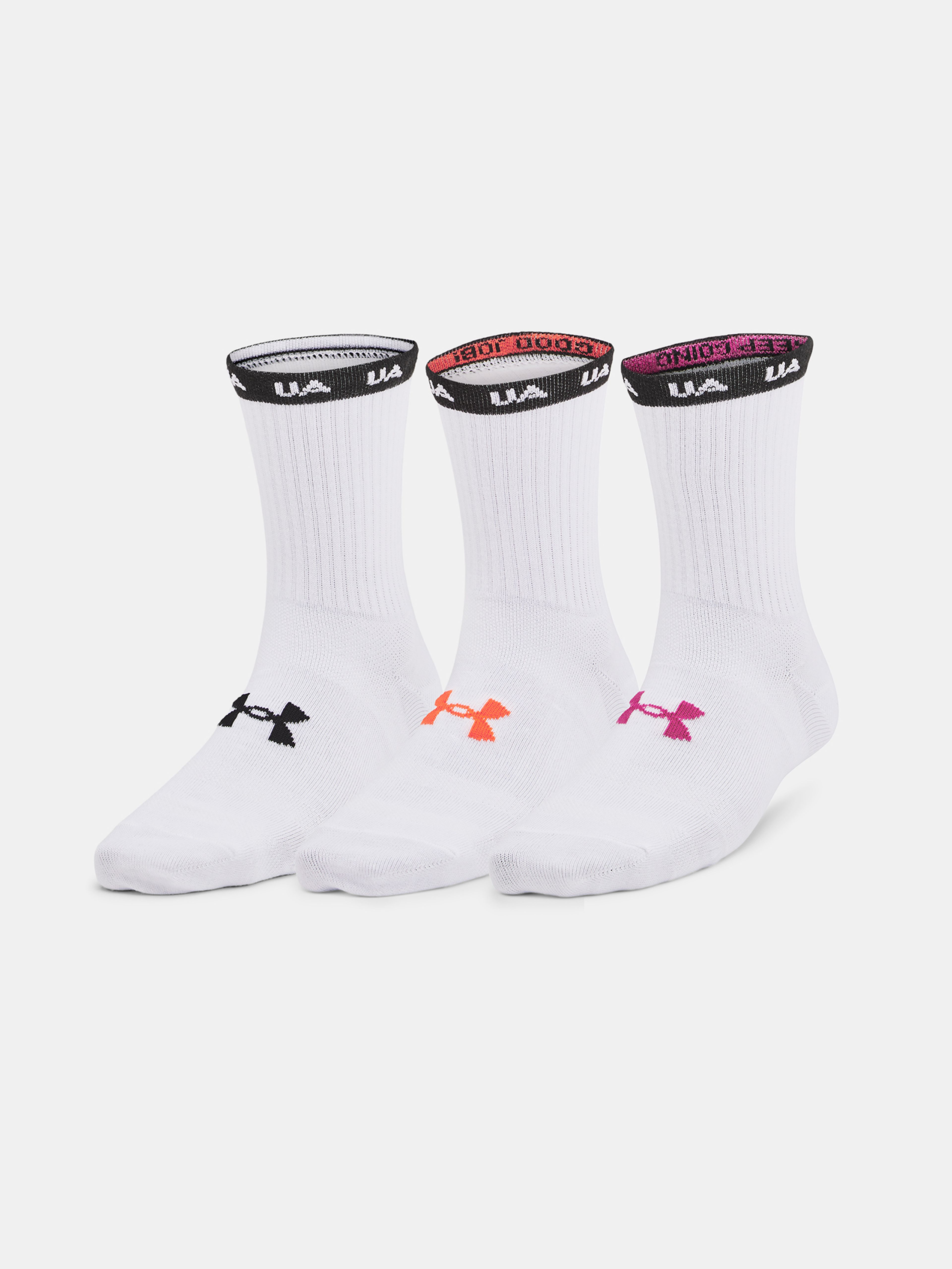 Ženske nogavice Under Armour UA Essential Nv Mid Crew 3pk