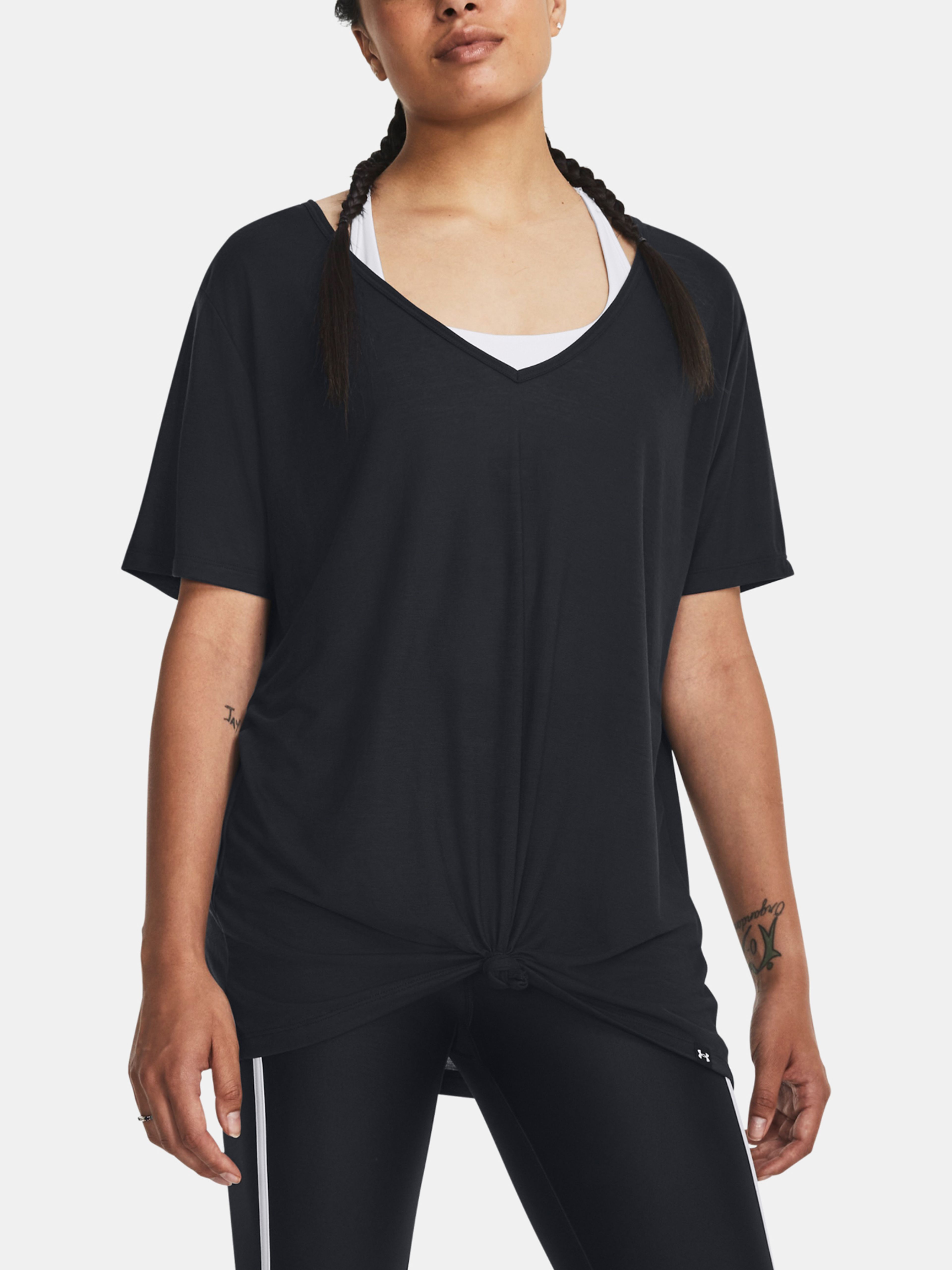 Női póló Under Armour Pjt Rck Completer Deep V T