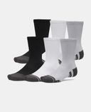 Unisex zokni Under Armour New Unisex Perf Tech 6pk Crw-Szürke - 001