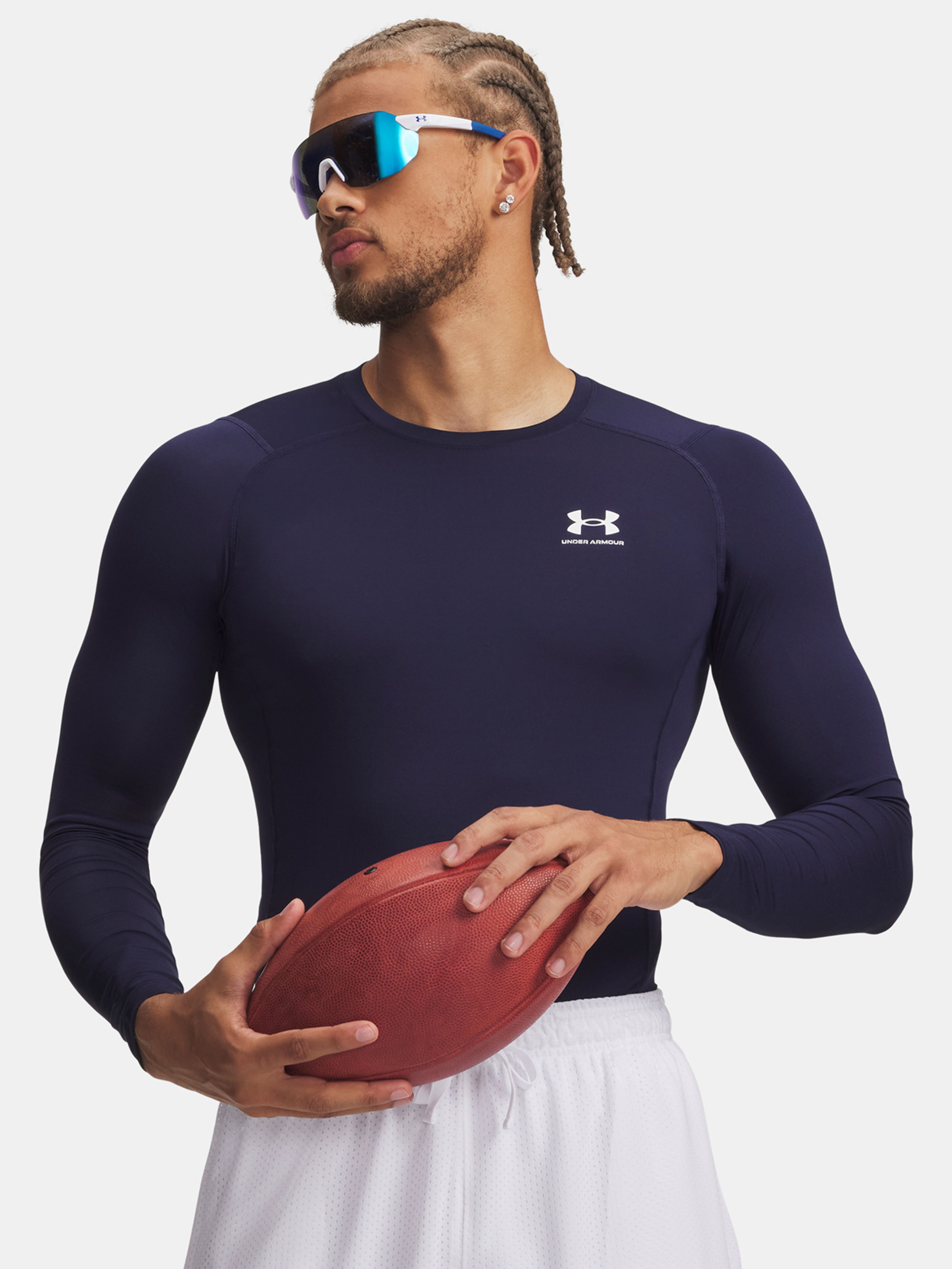 Férfi póló Under Armour HG Armour Comp LS