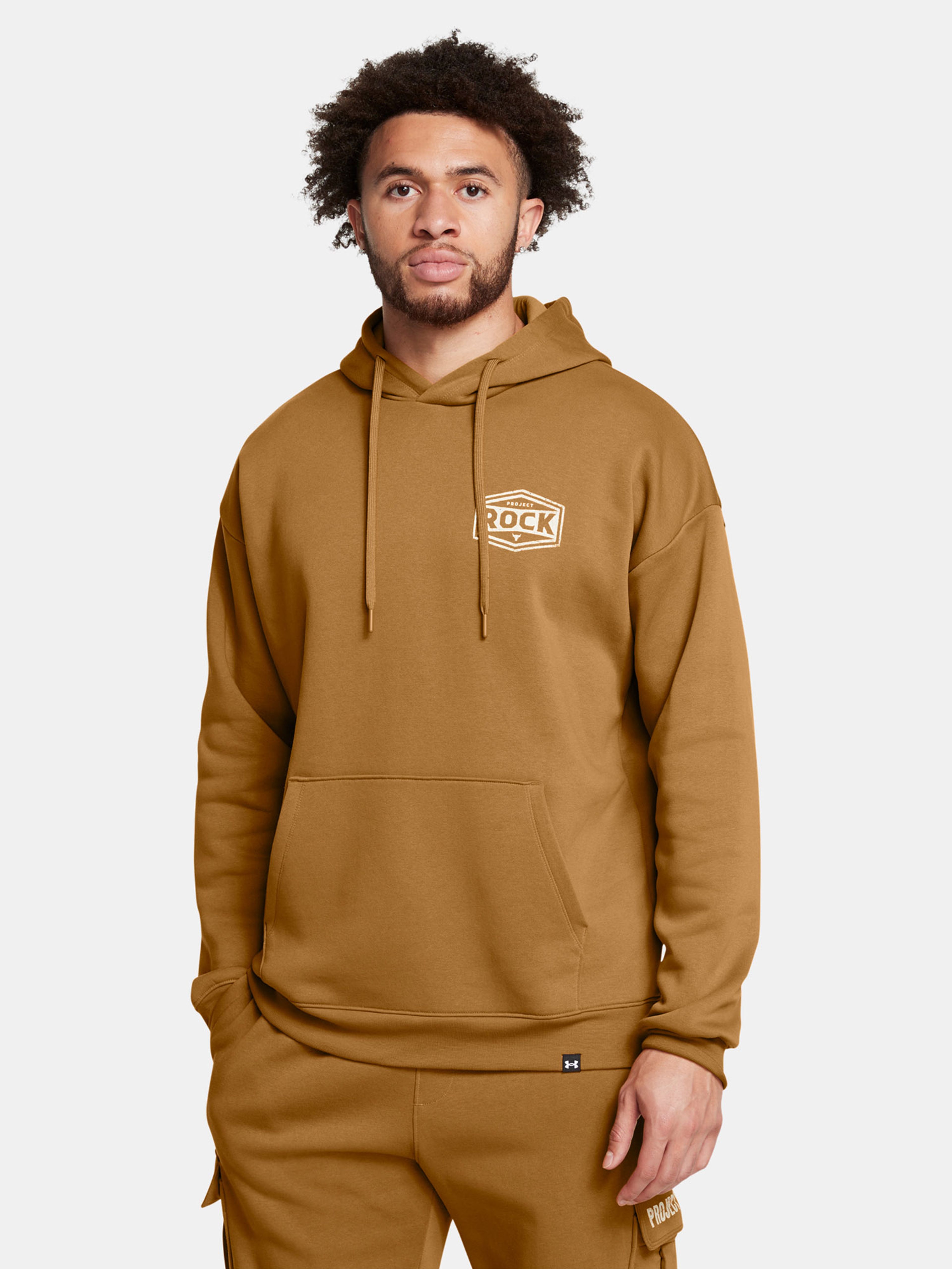 Mikina Under Armour Pjt Rck Icon Flc Hdy-YLW