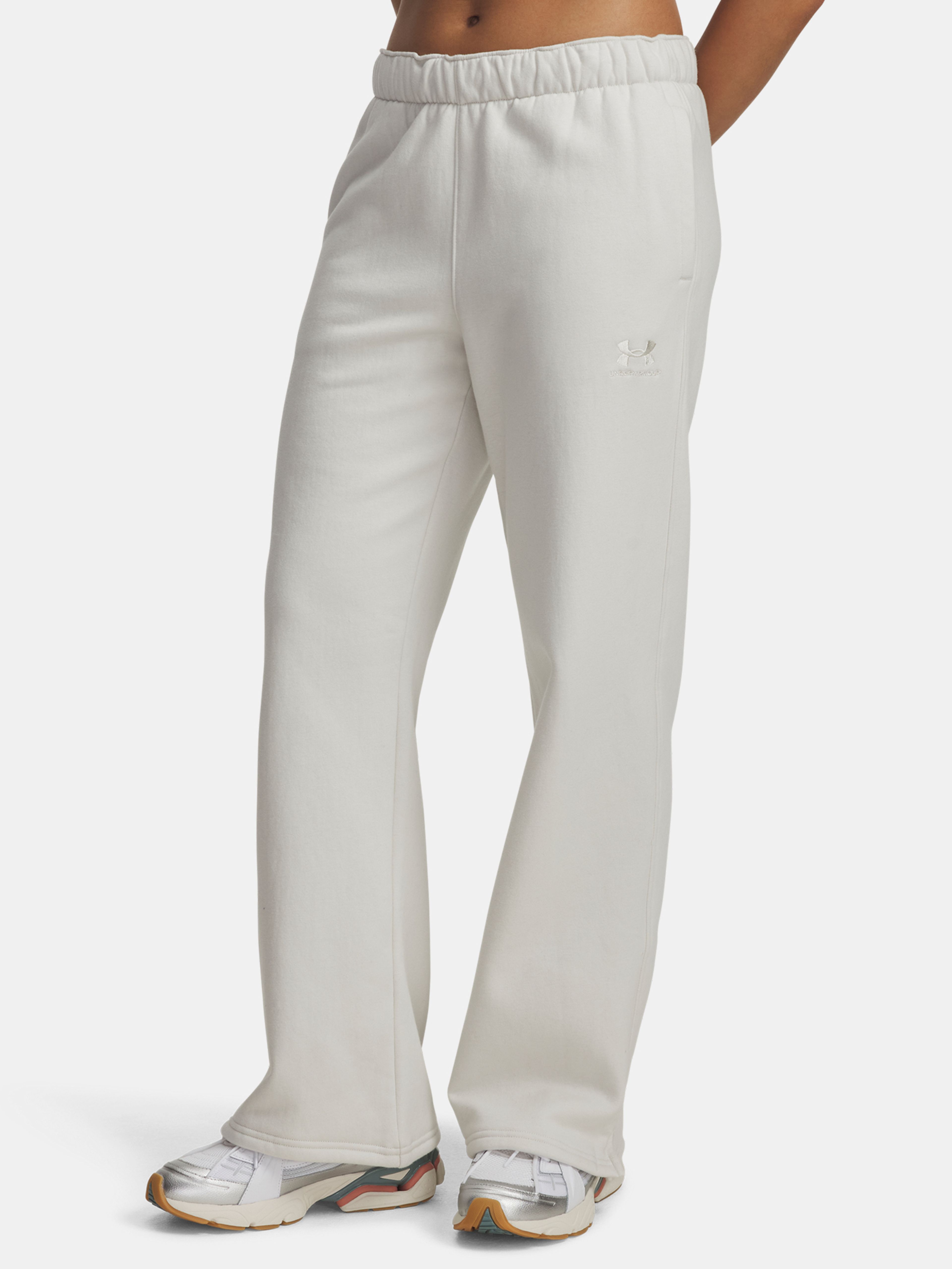 Moteriškos sportinės kelnės Under Armour UA Icon Vida Flc Pant-WHT
