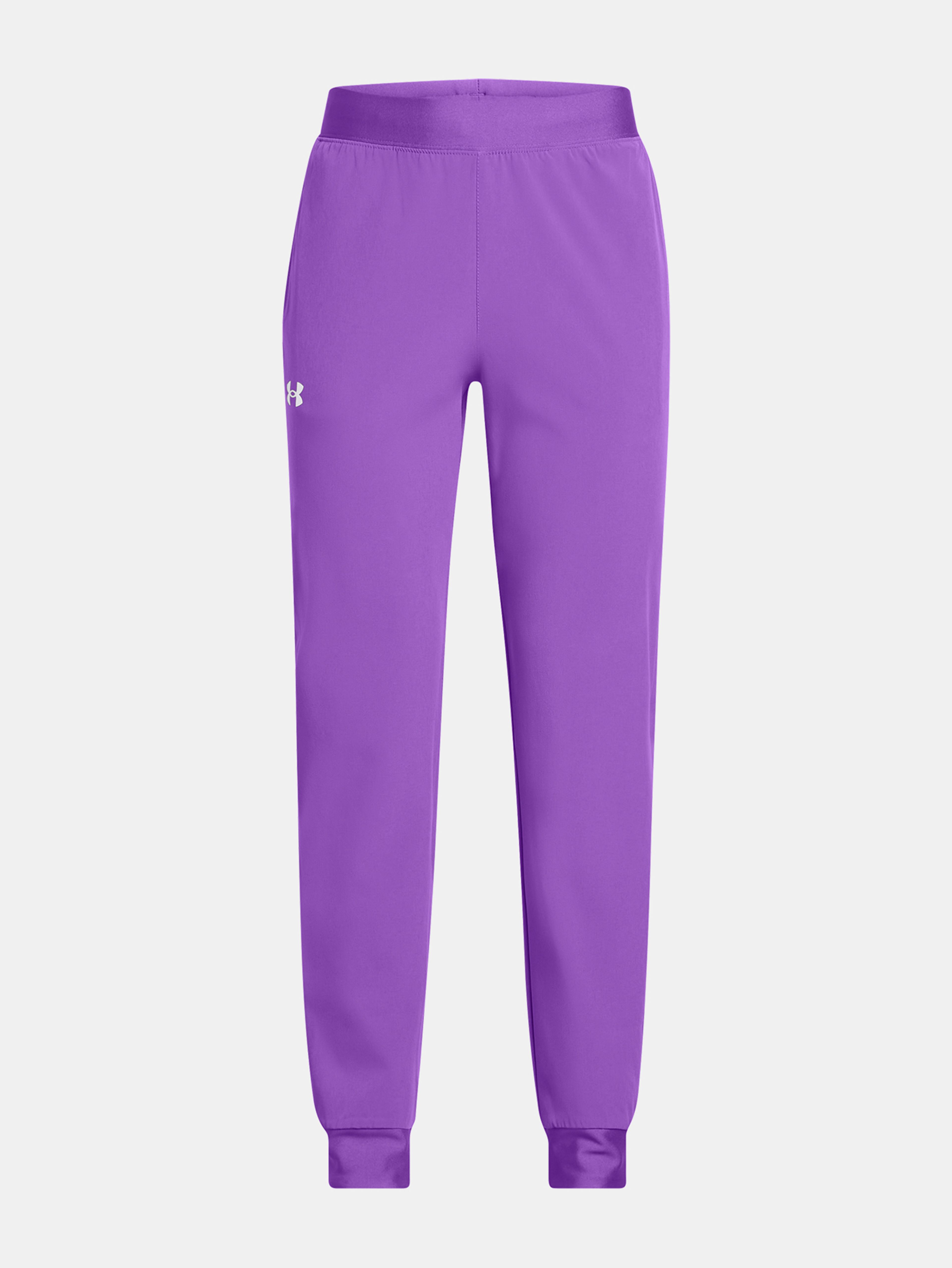 Dekliške spodnji del trenirke Under Armour UA Rival Woven Jogger-PPL