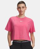 Női póló Under Armour UA Rival Boxy Tee Wash-Rózsaszínű - 003