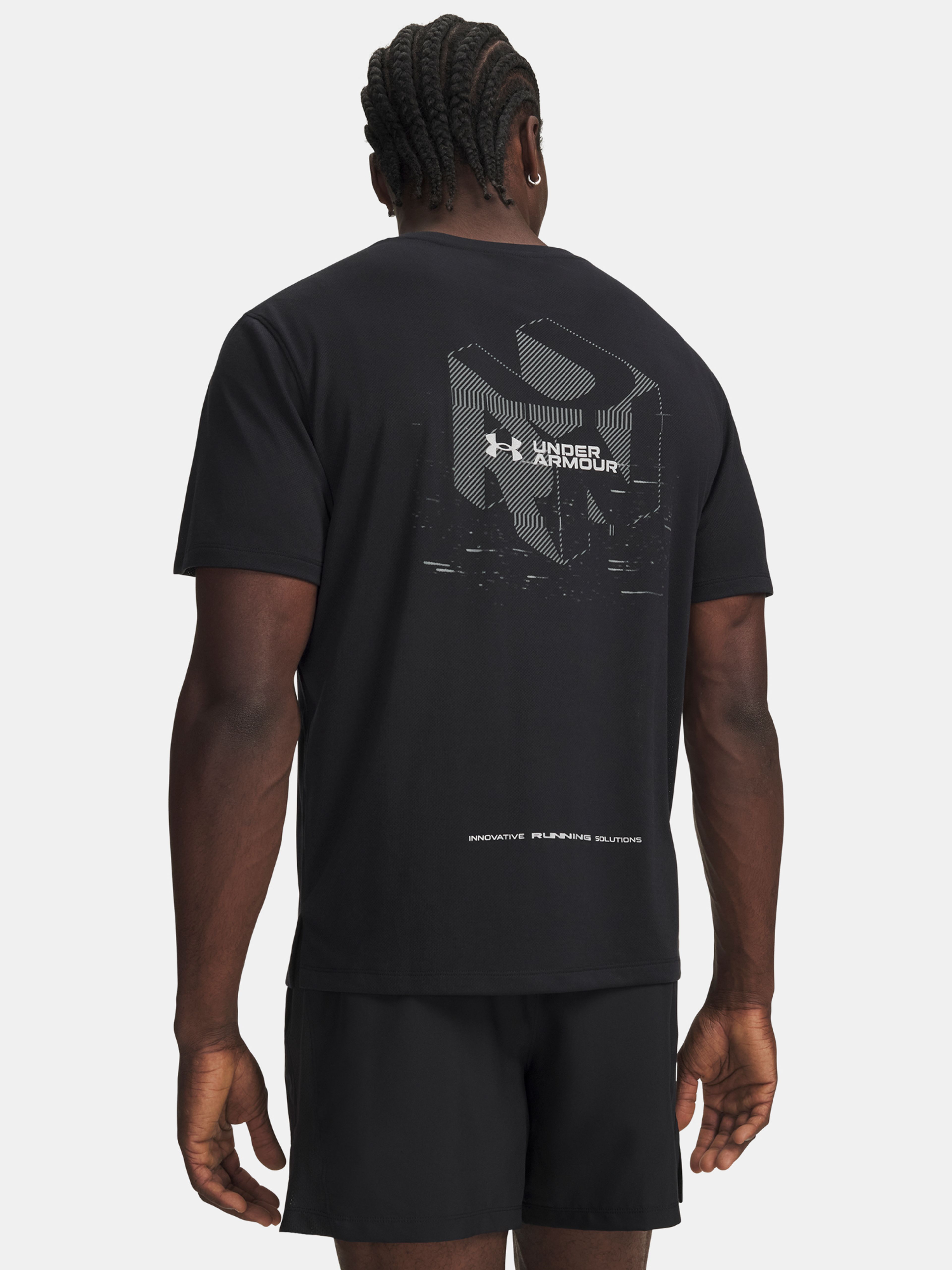Vyriški marškinėliai Under Armour UA M Velociti Run Cube SS - 002