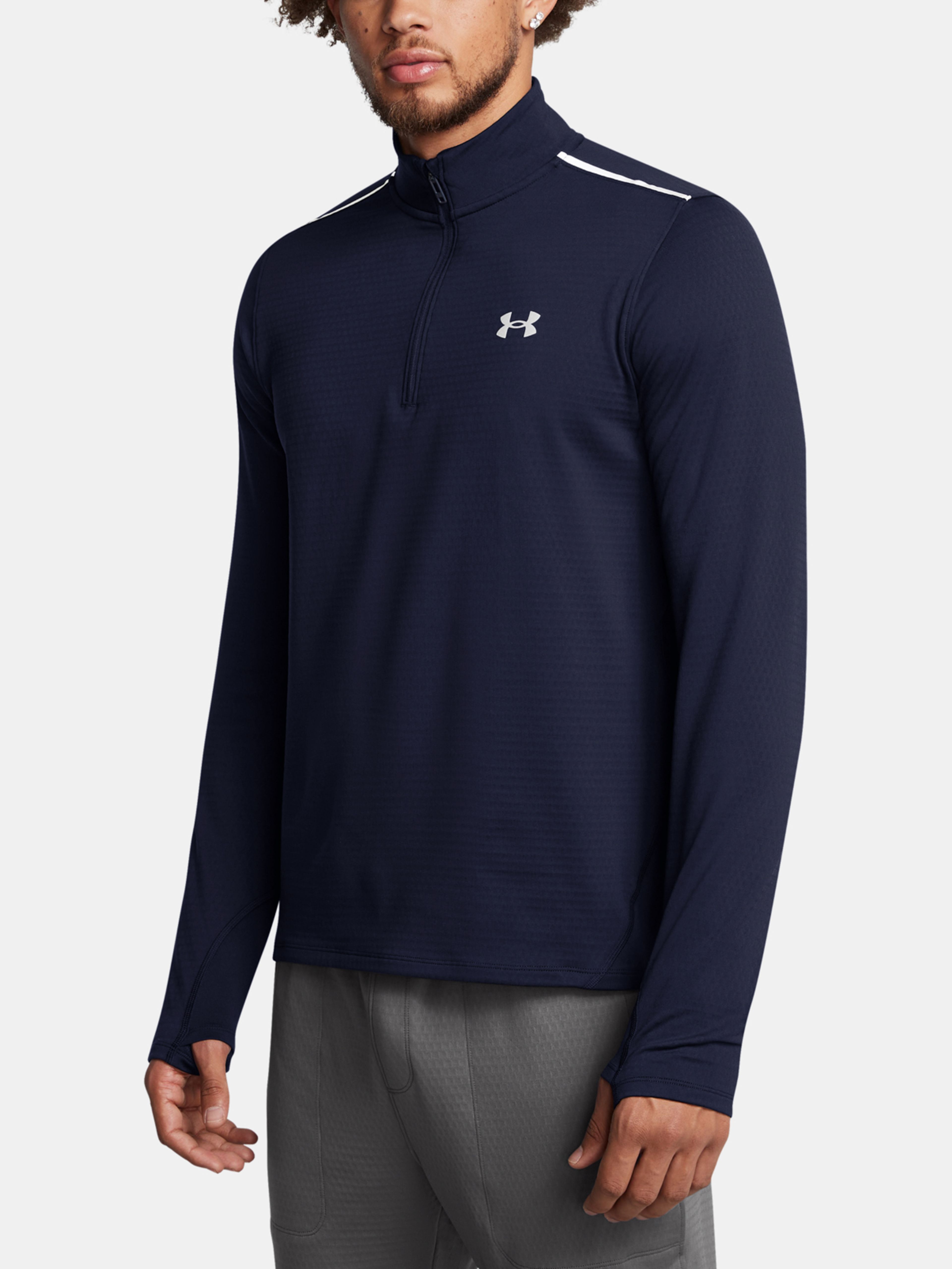 Pánské tričko Under Armour UA Vanish CW 1/4 Zip-BLU