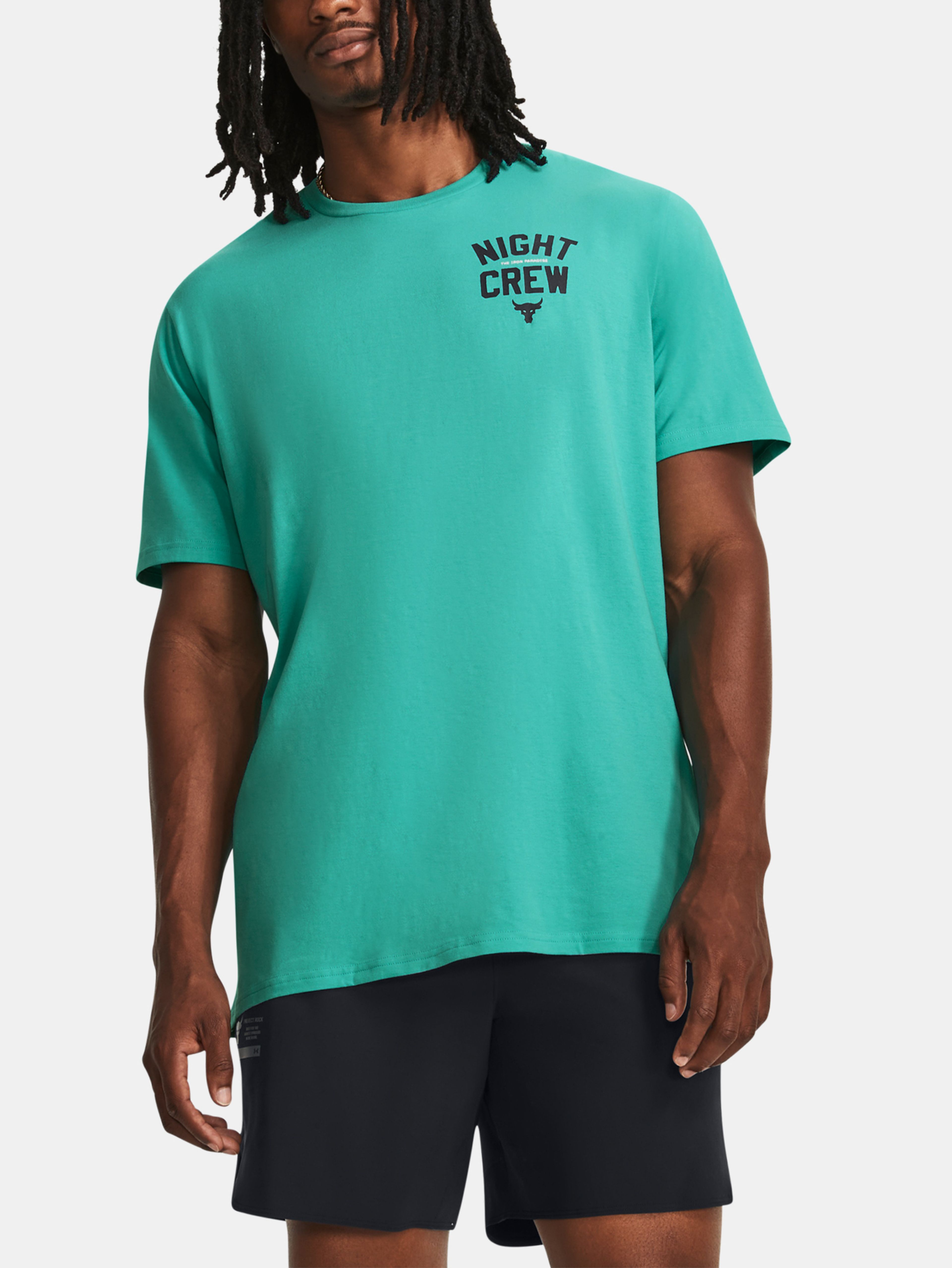 Férfi póló Under Armour UA PJT ROCK NIGHT CREW SS