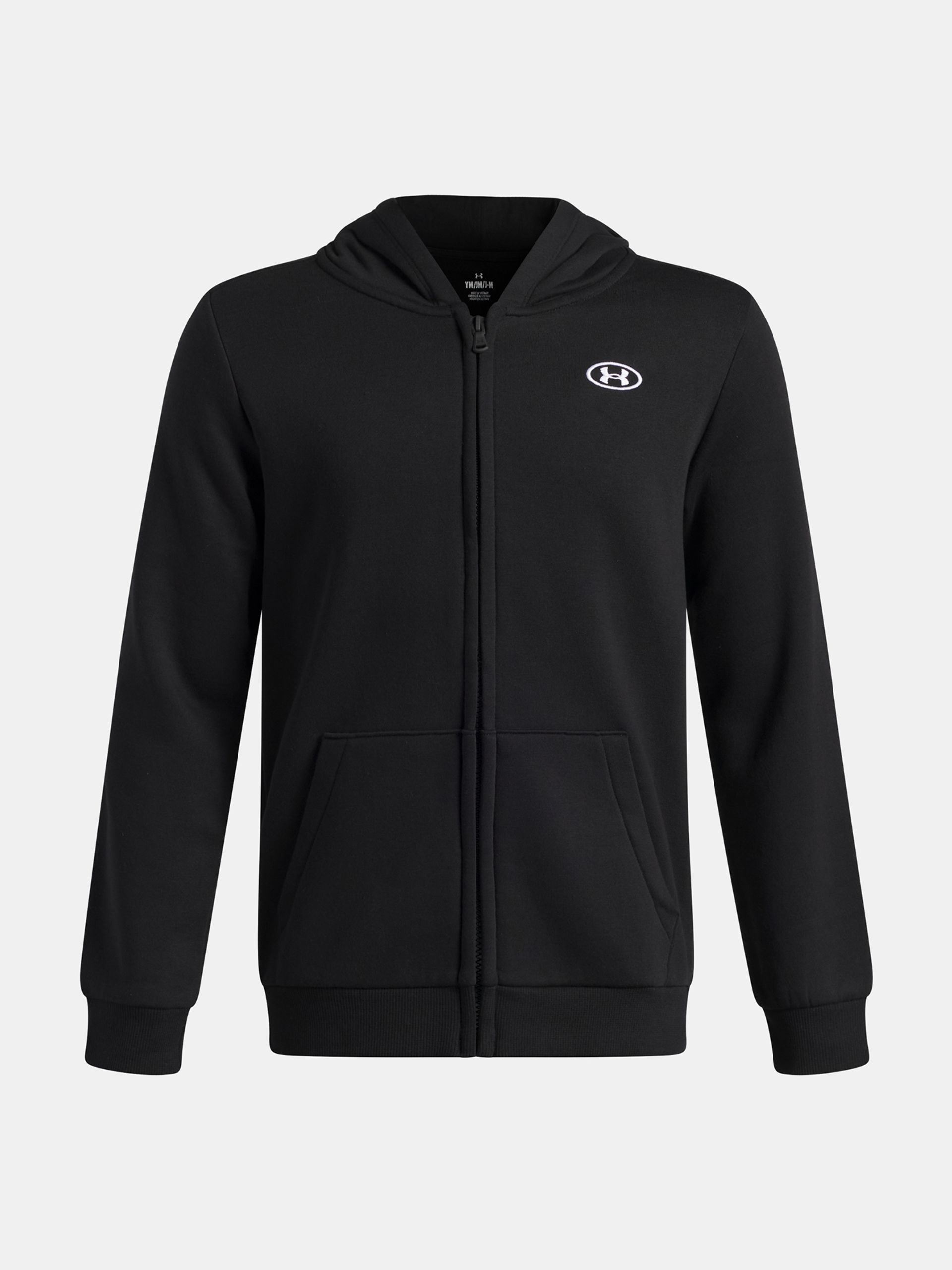 Poiste dressipluus Under Armour UA B RIVAL FLEECE FZ HOODIE - 001