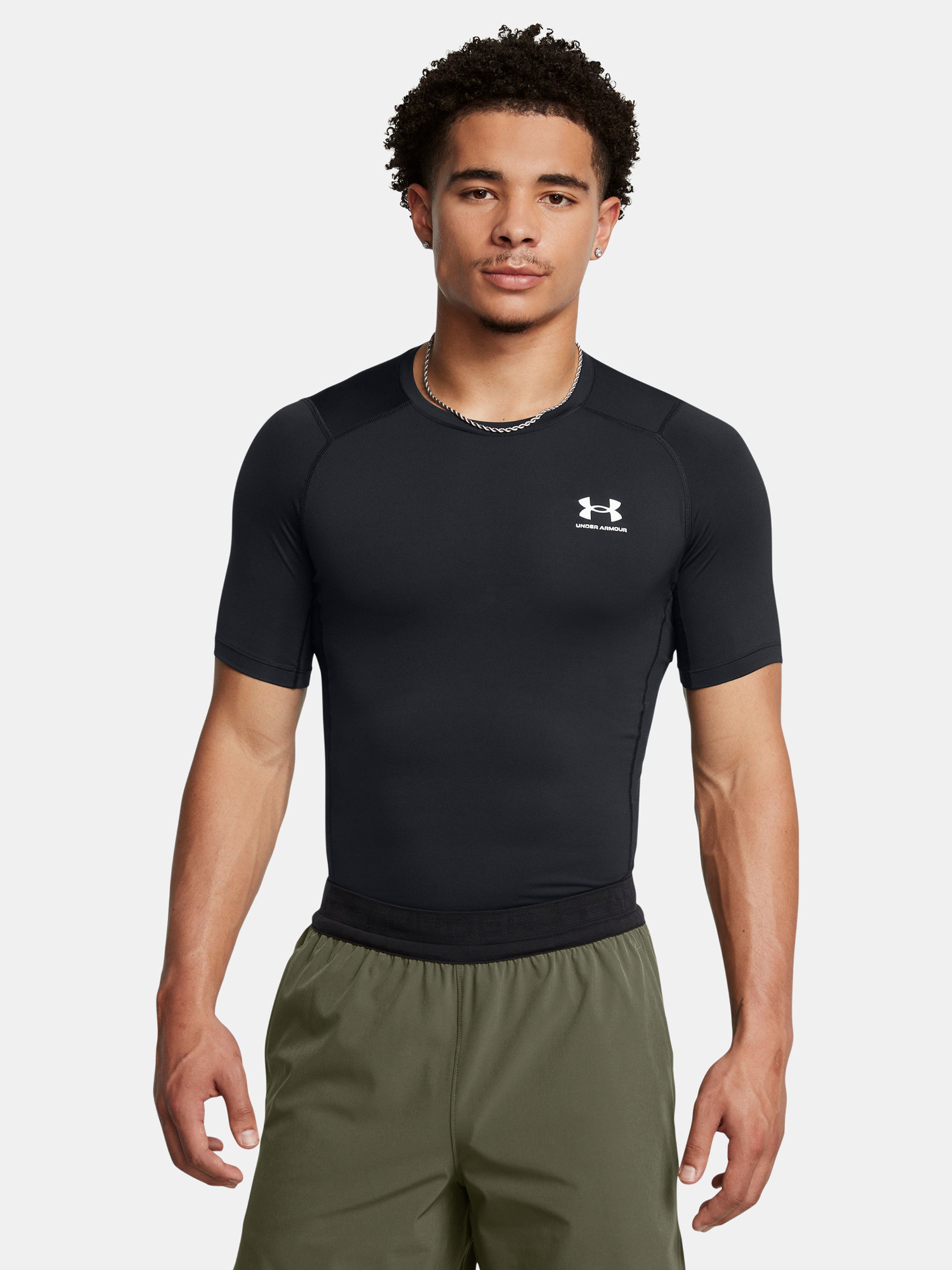 Férfi póló Under Armour UA M HG ARMOUR COMP SS
