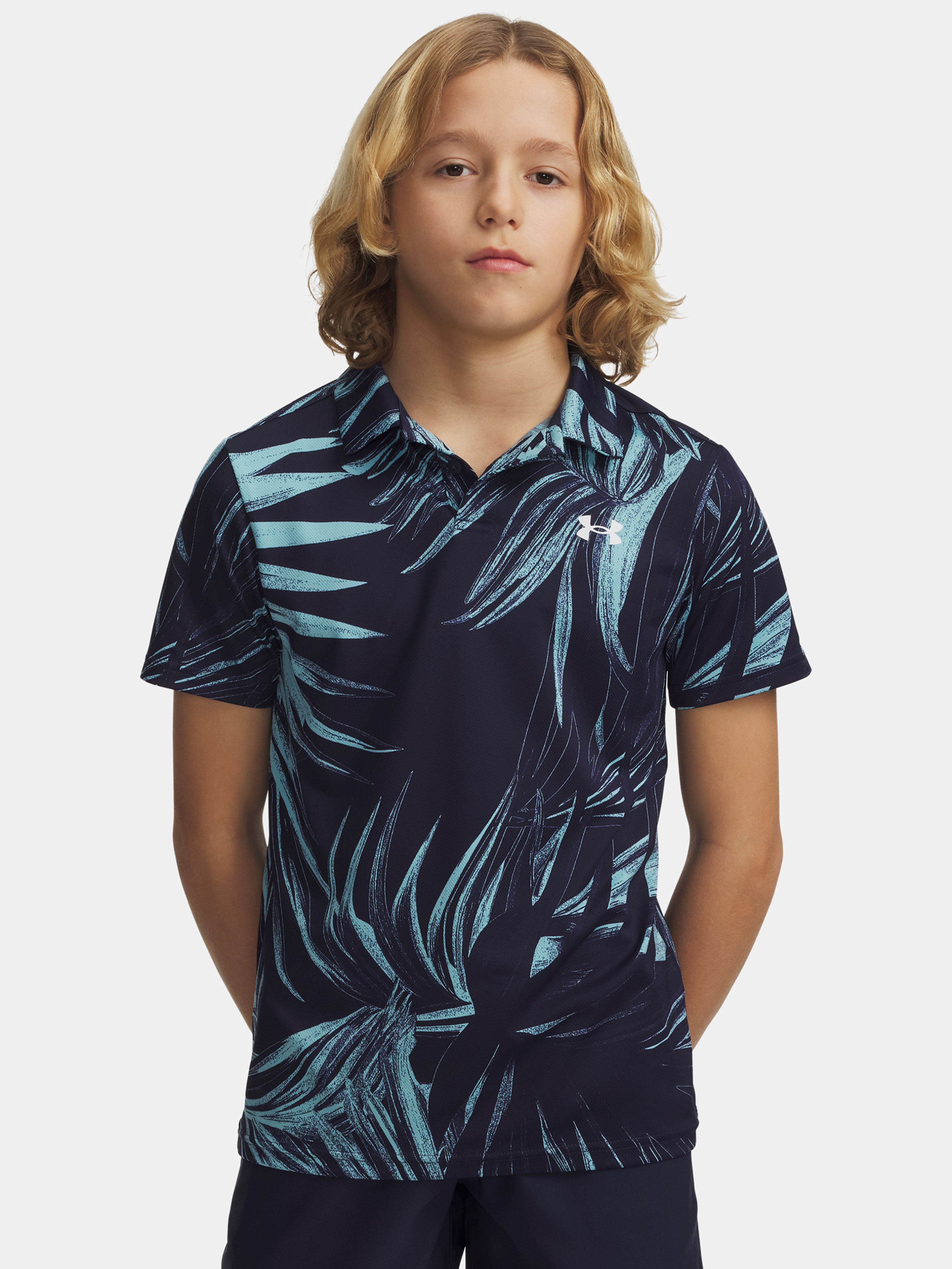 Fiú póló Under Armour UA Matchplay Printed Polo