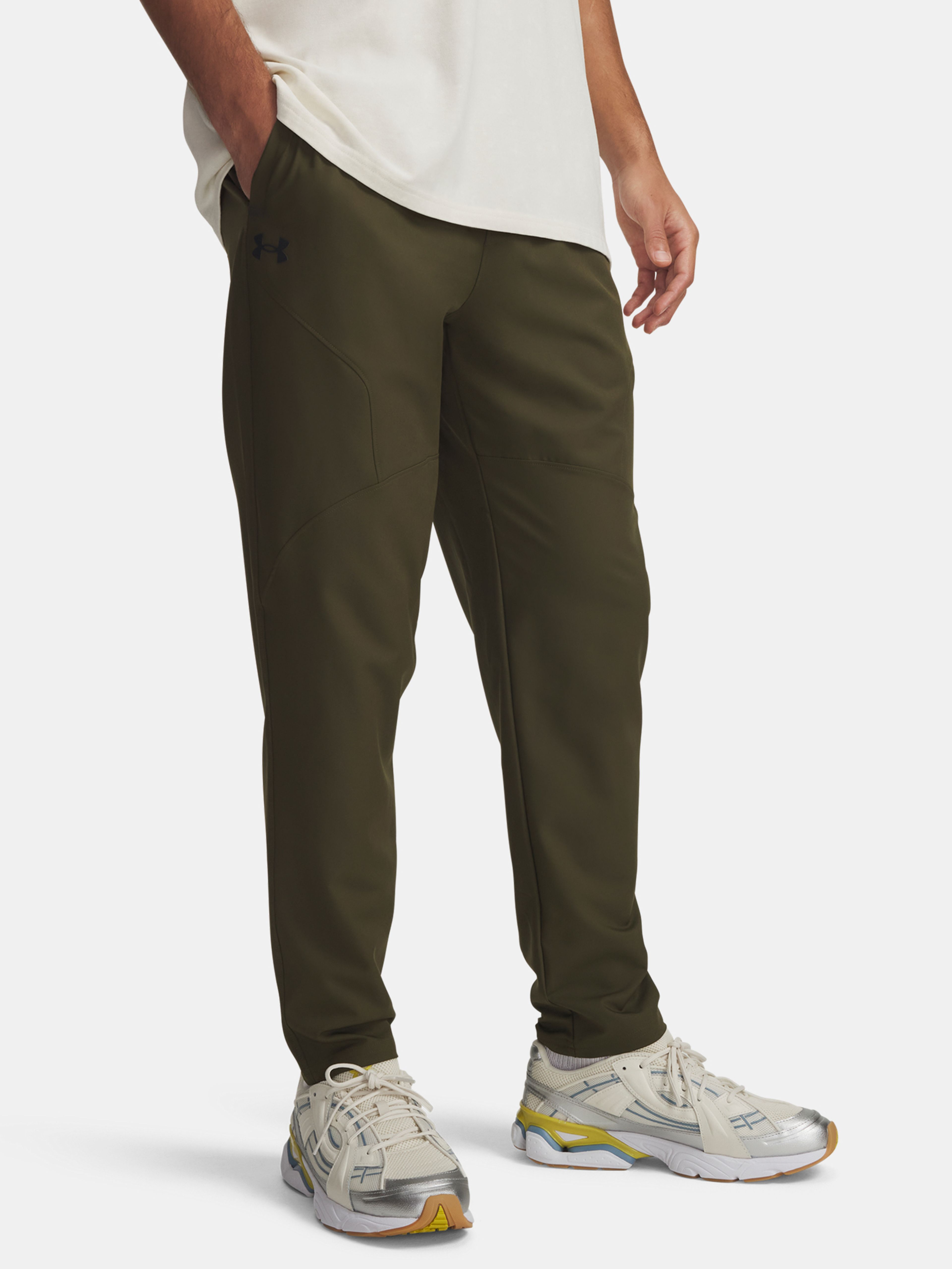 Vyriškos sportinės kelnės Under Armour UA Unstoppable Tapered Pants-GRN