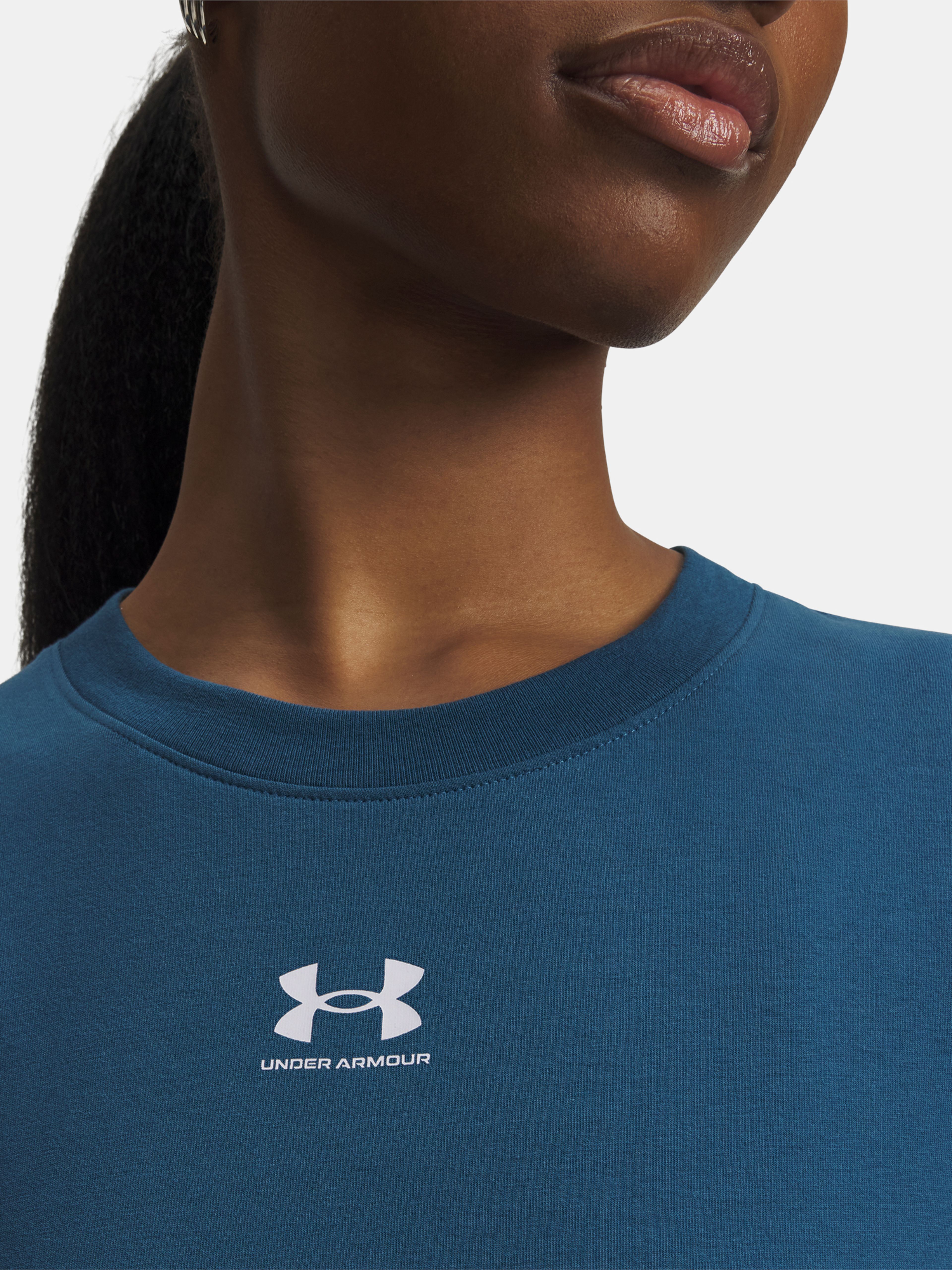 Dámske tričko Under Armour UA Rival Core SS-BLU - 003