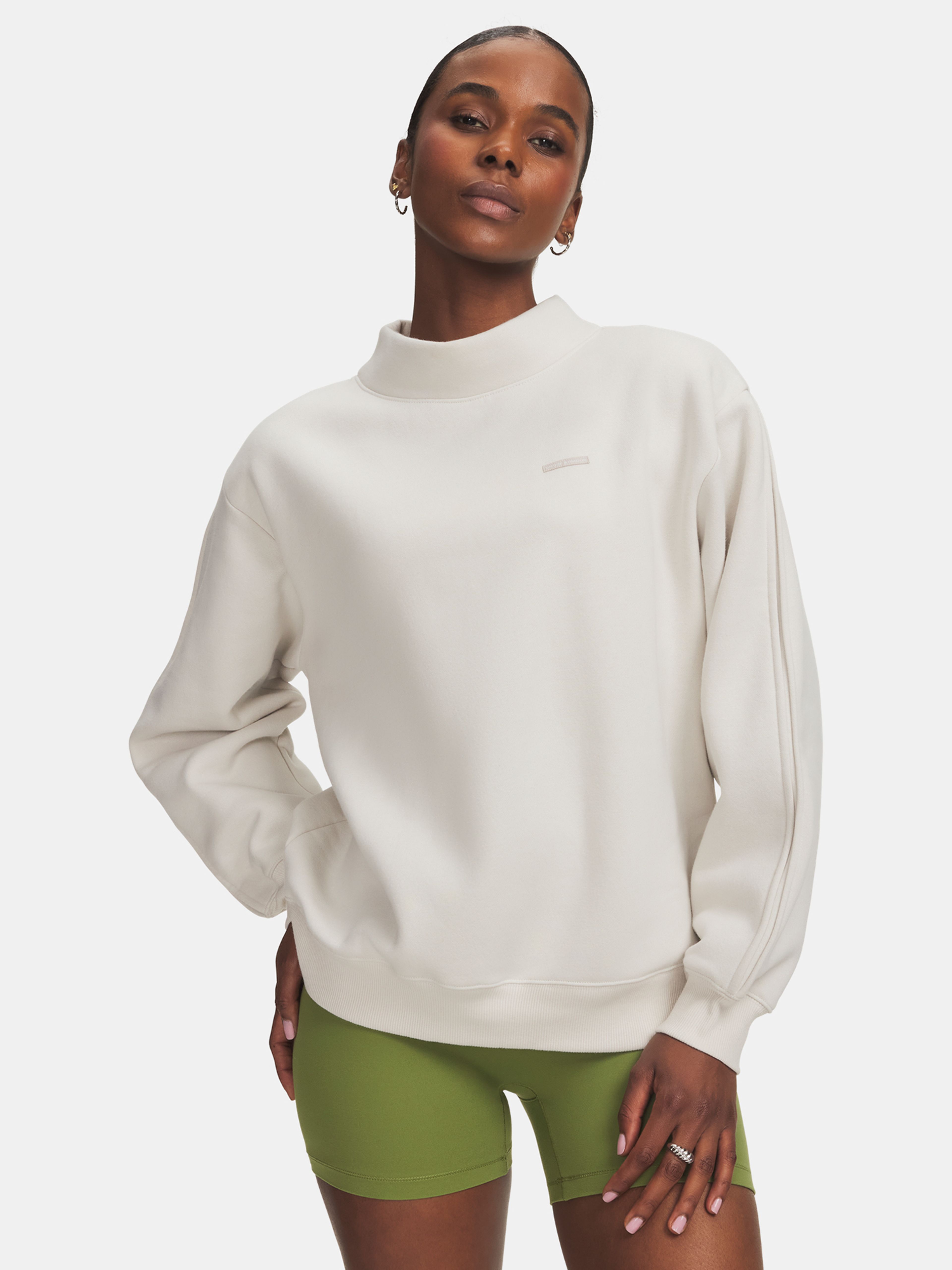 Női felső Under Armour Icon Sama Flc Mock - 001
