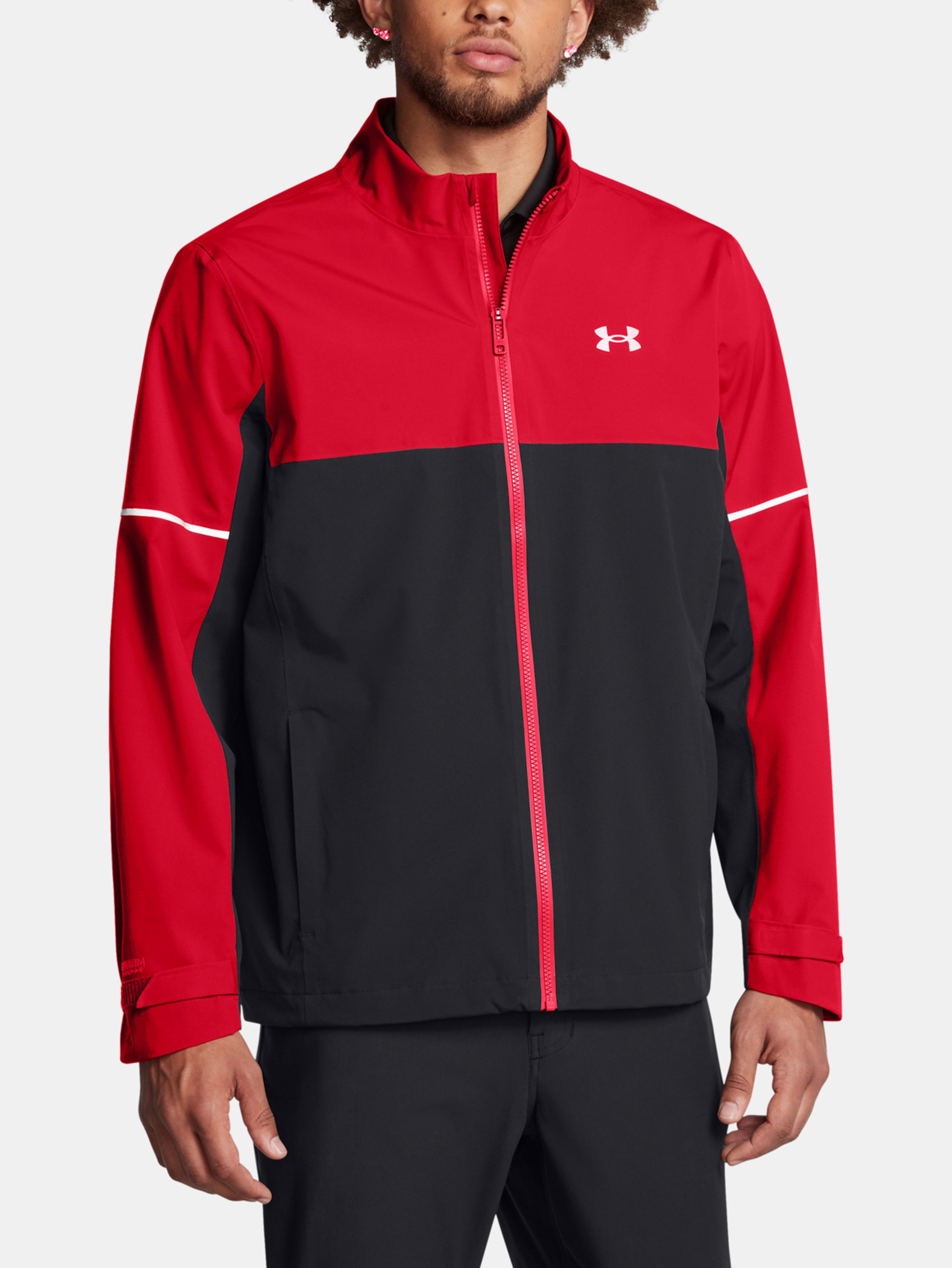 Pánská bunda Under Armour DRIVE RAIN JACKET-RED