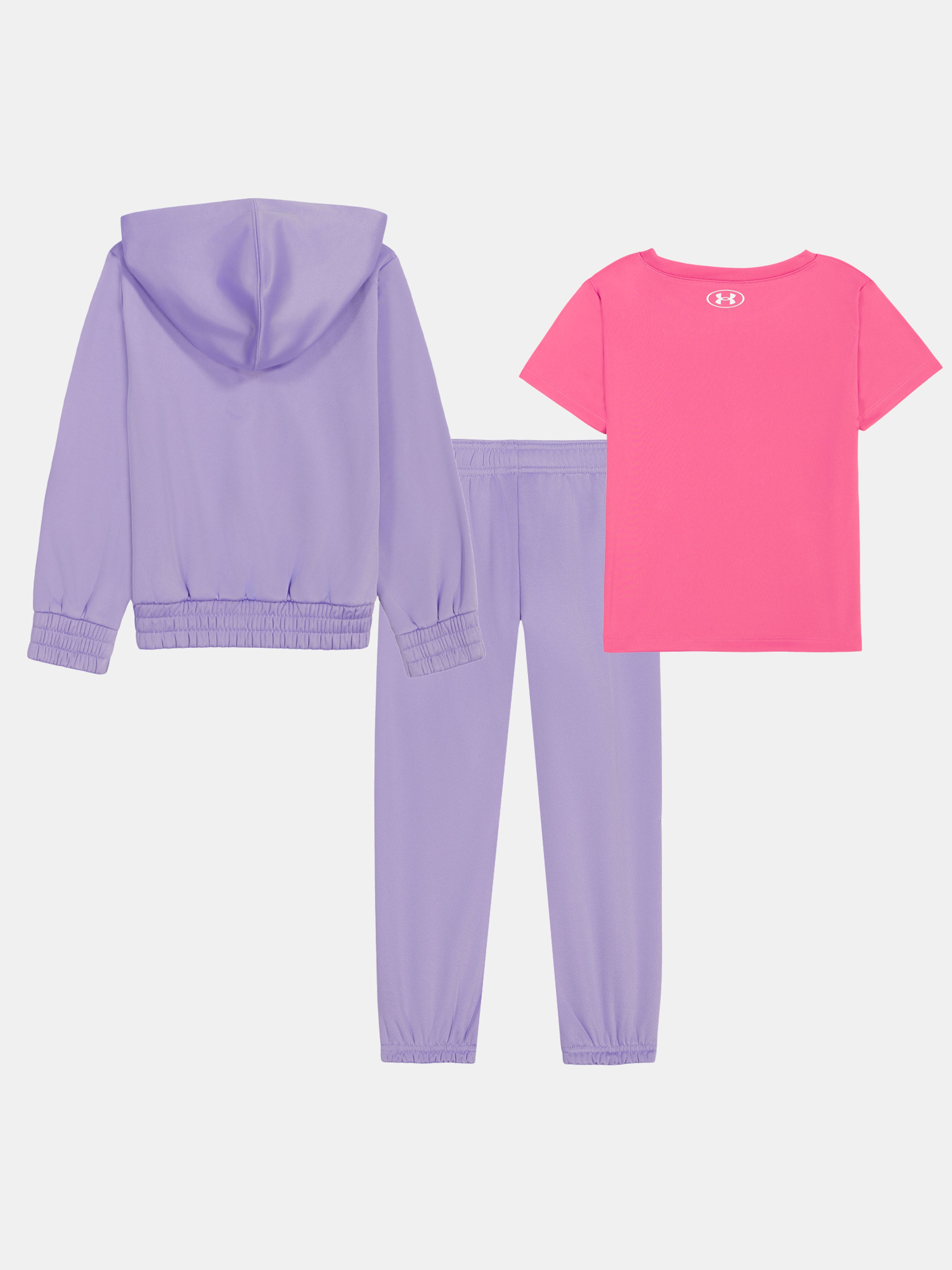 Meiteņu komplekts Under Armour UA 3PC FULL-ZIP HOODIE SET - 002