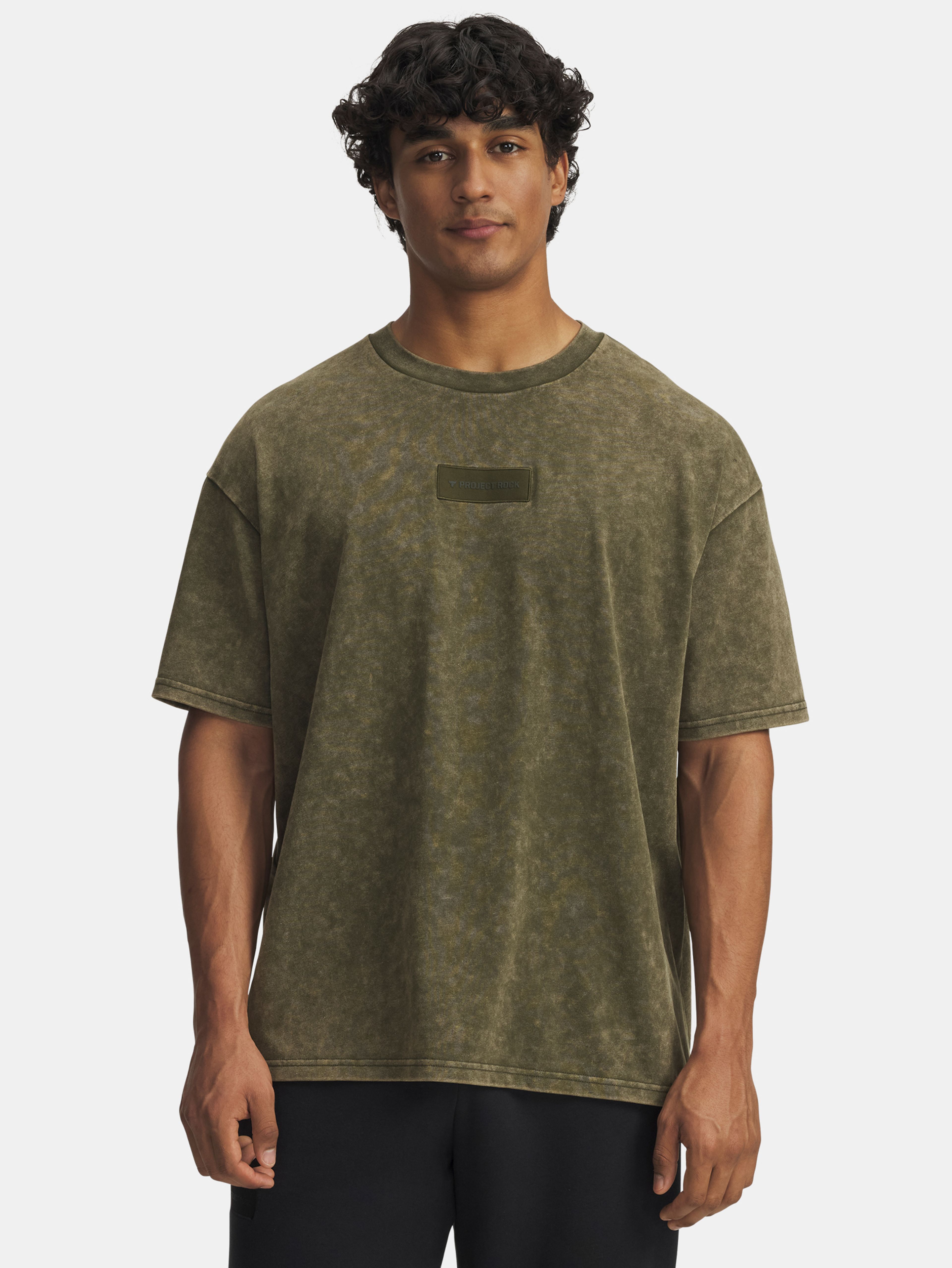 Férfi póló Under Armour Pjt Rck Hwt OS T-GRN