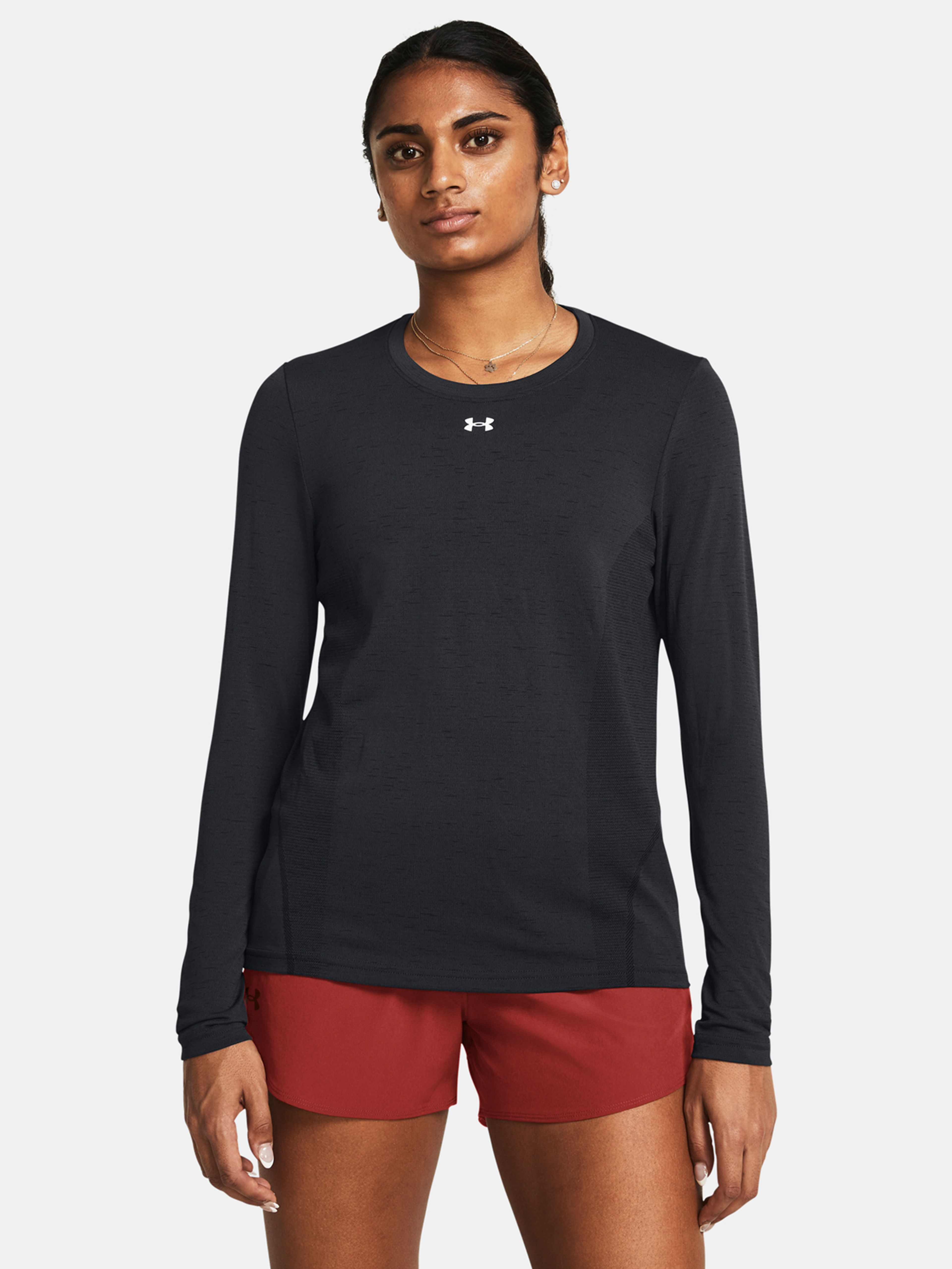 Női póló Under Armour Vanish Seamless Loose LS-BLK