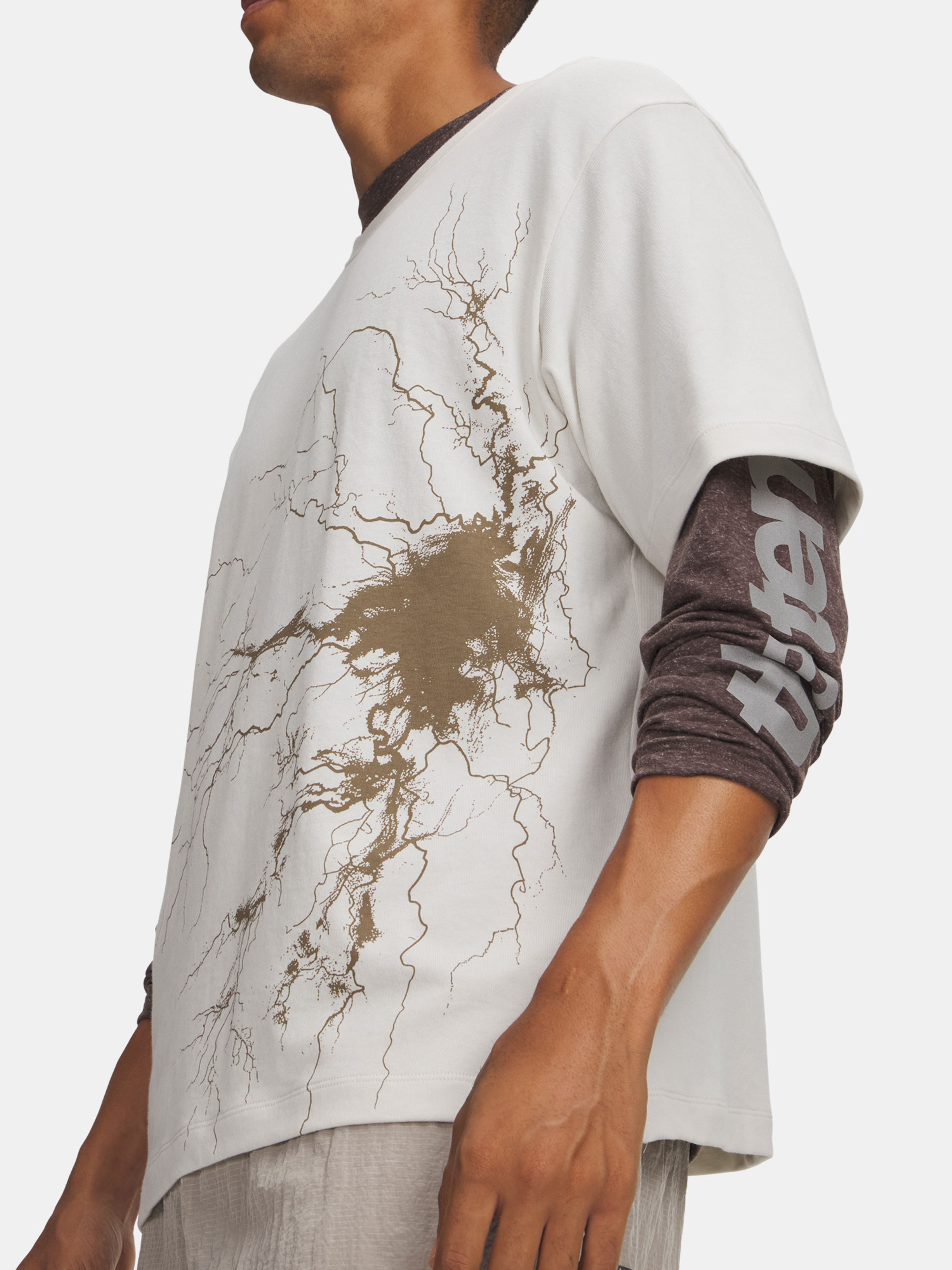 Meeste t-särk Under Armour UA HB Run HW Lightning SS - 003
