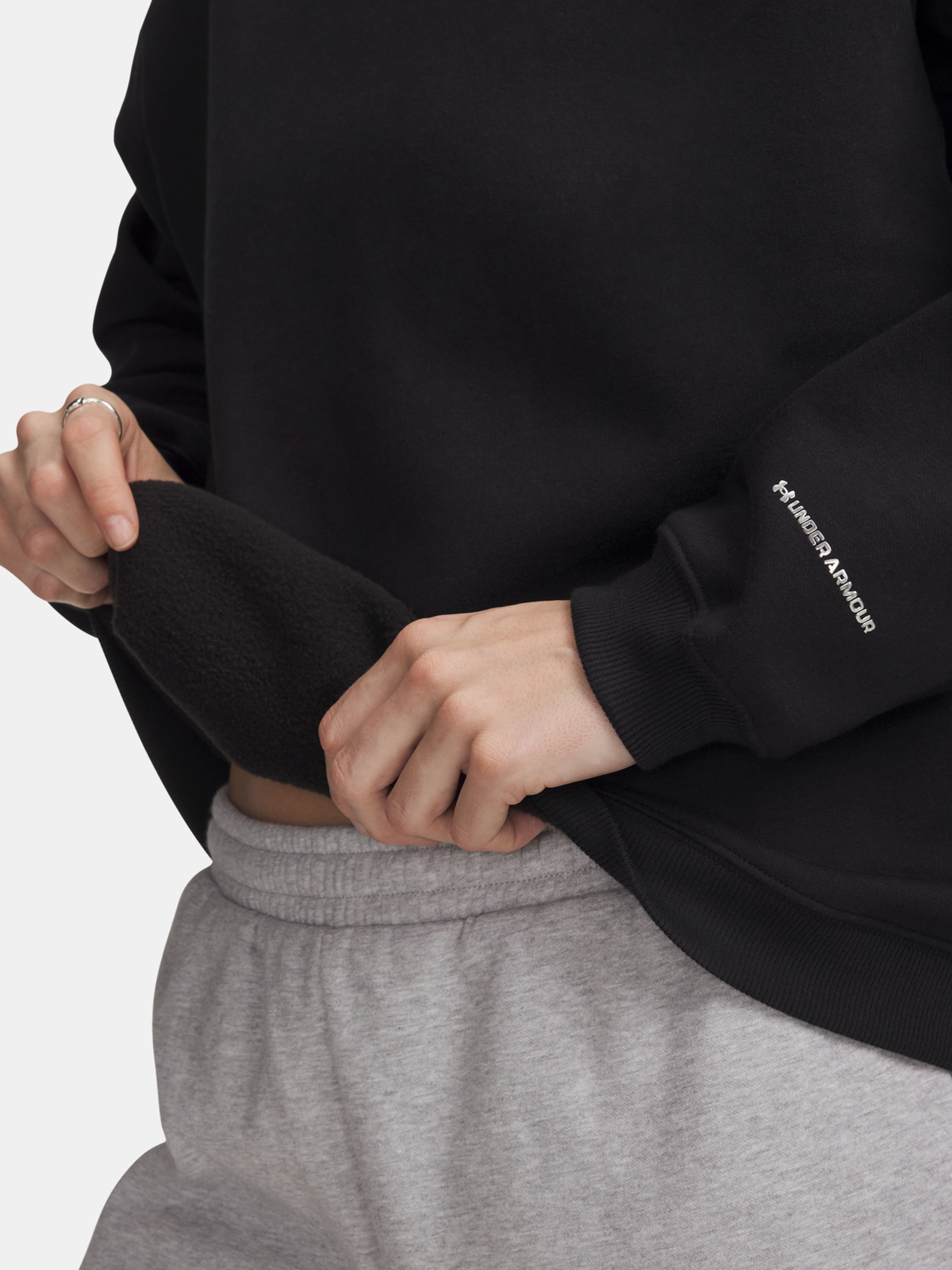 Női felső Under Armour Icon Fleece WM Mock NK - 003