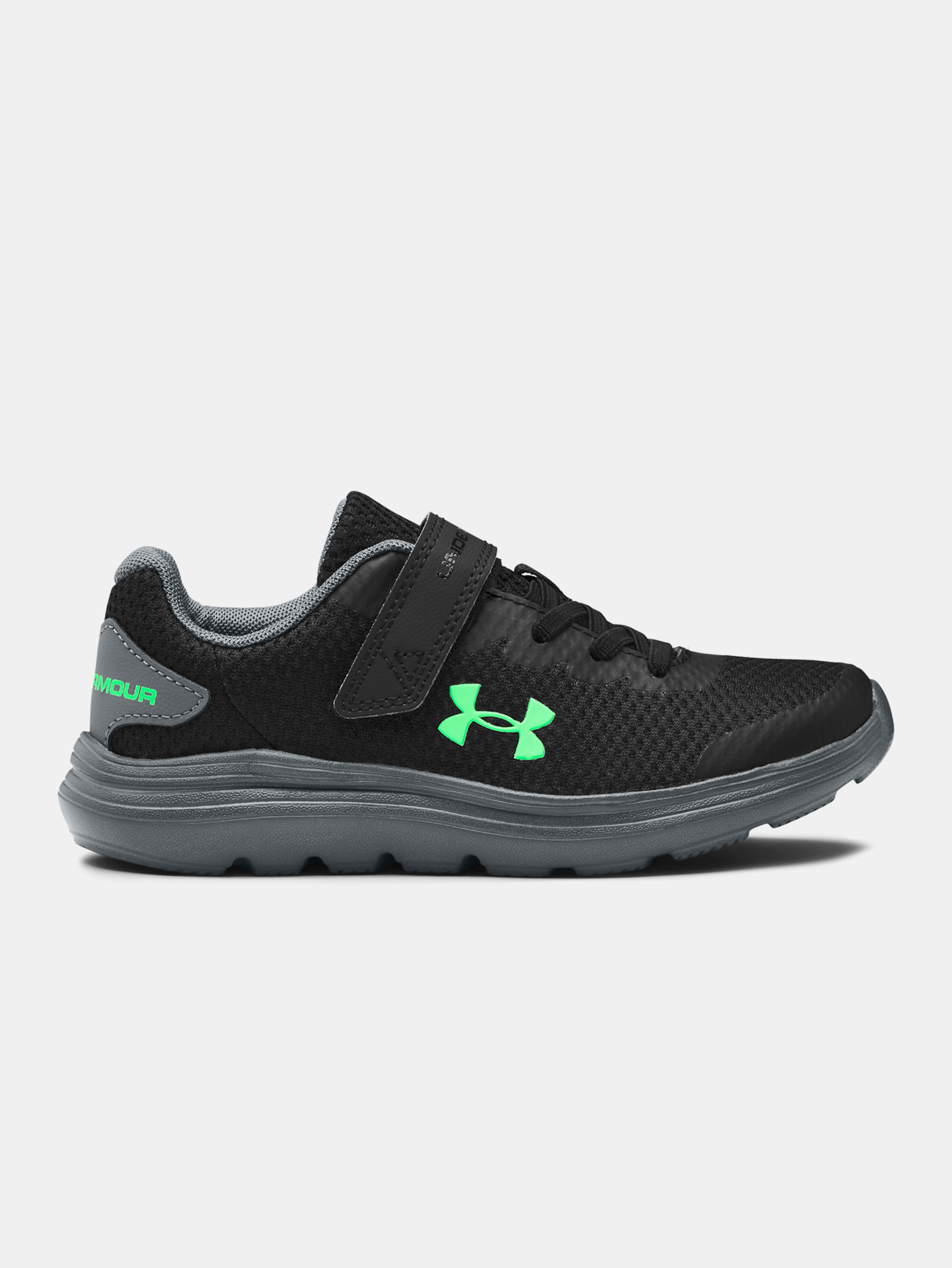 Deški čevlji Under Armour UA PS Surge 2 AC-BLK