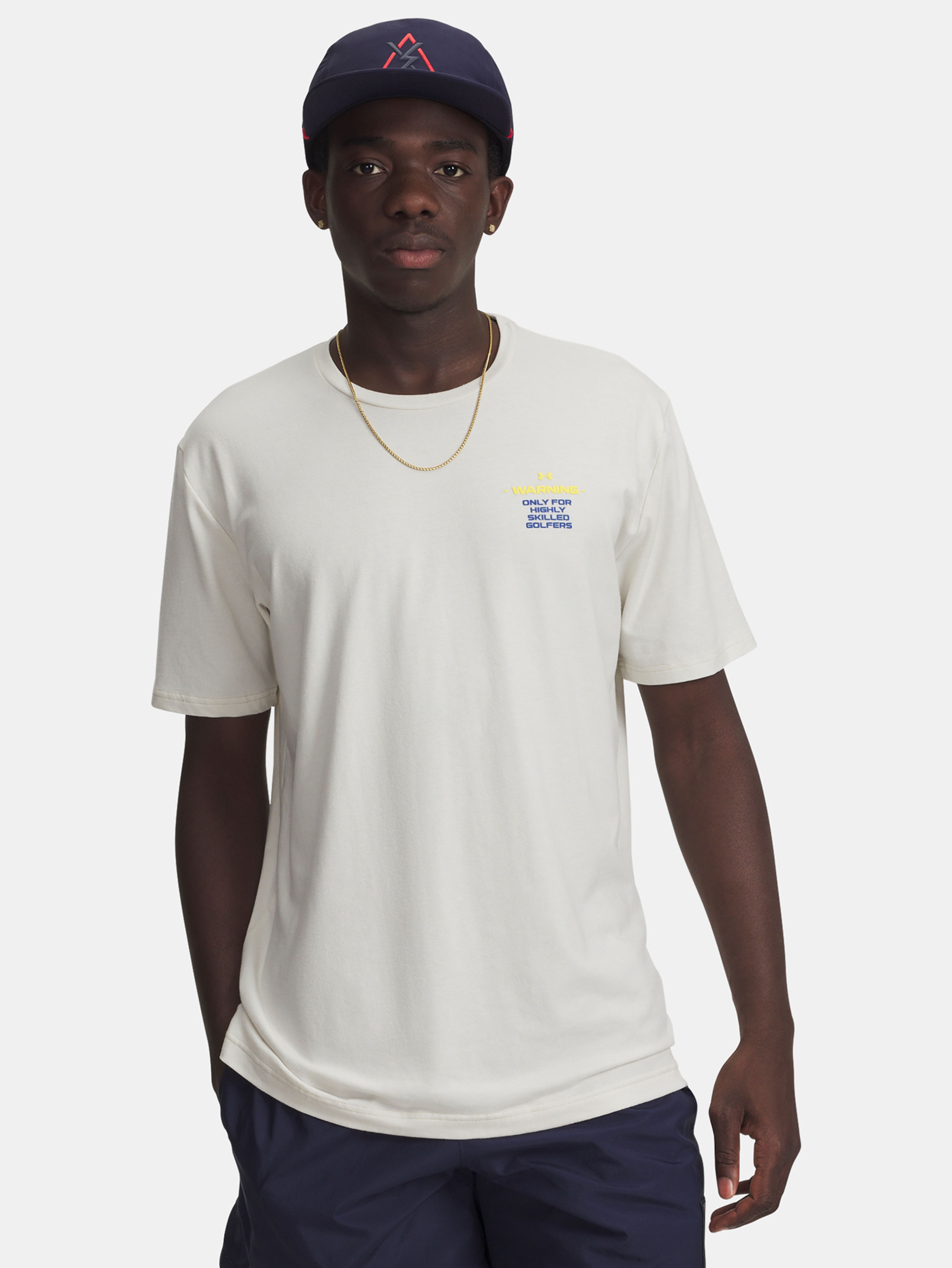 Moška majica Under Armour UA Golf Warning SS-BRN