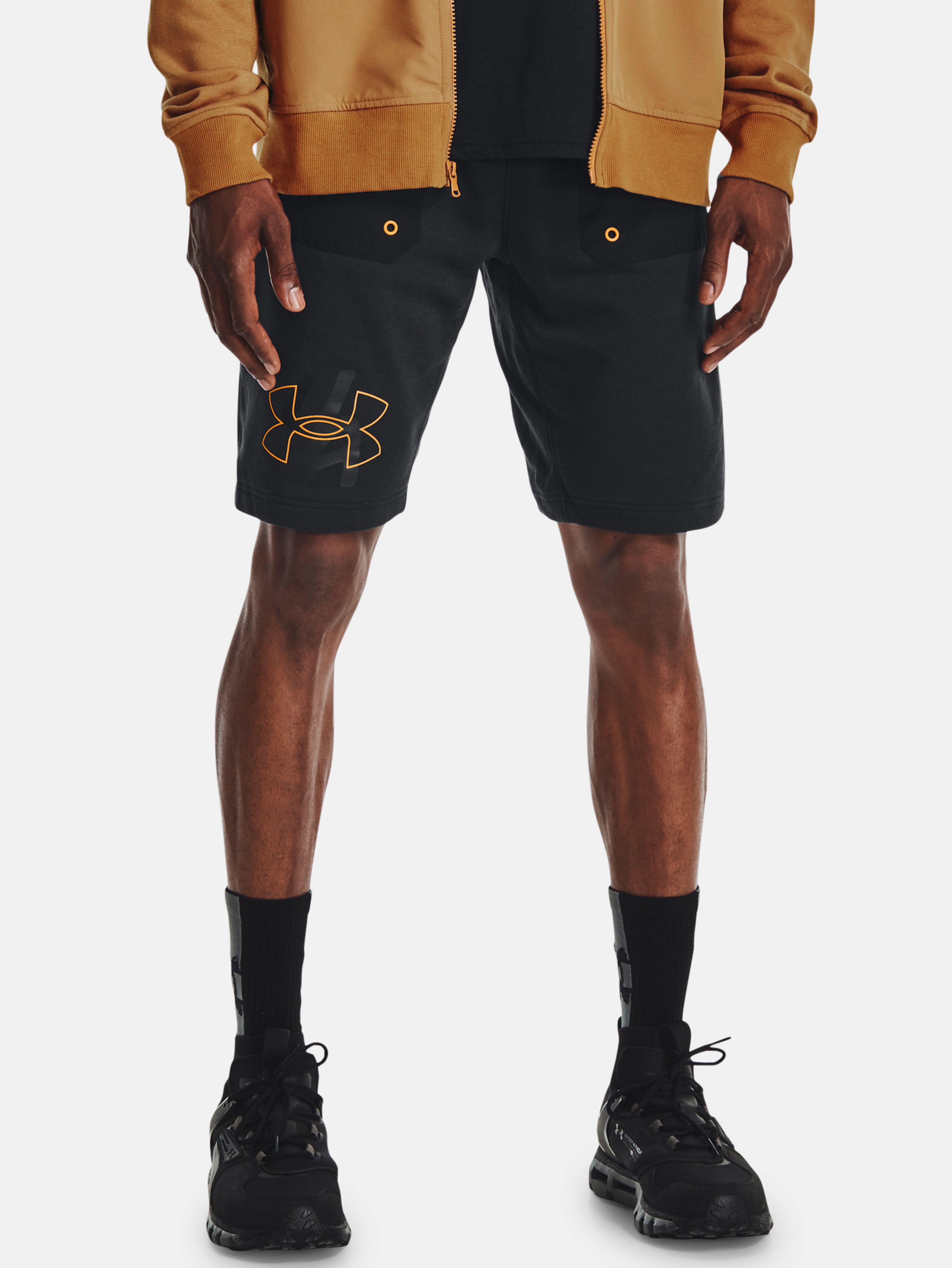 Férfi rövidnadrágok Under Armour RIVAL TERRY SCRIBBLE SH